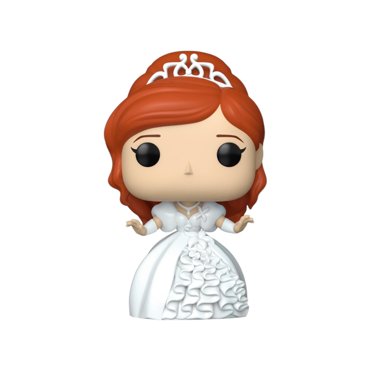 Funko Pop! vinyl figure of a princess in a white dress with a tiara on a white background