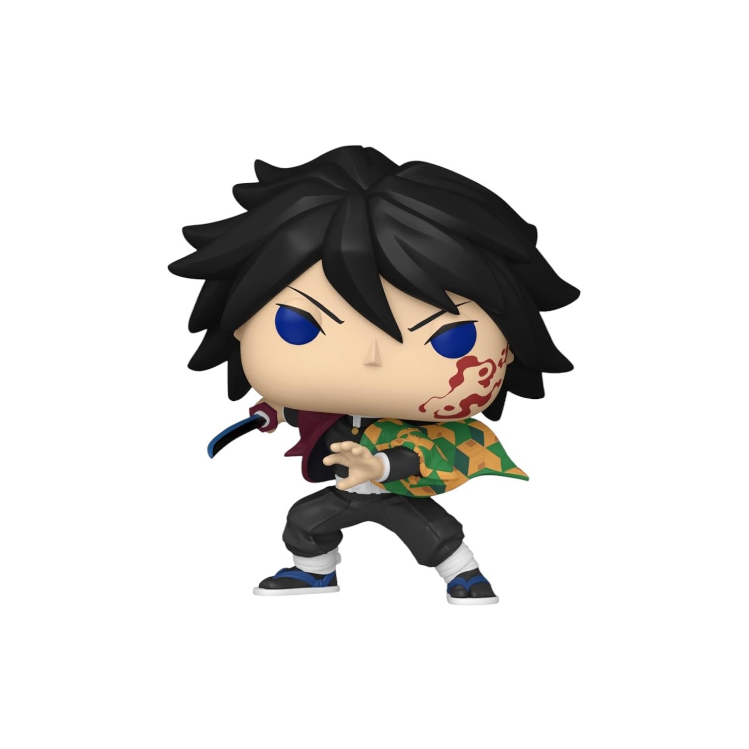 Funko Pop! vinyl figure with black hair and blue eyes on a white background
