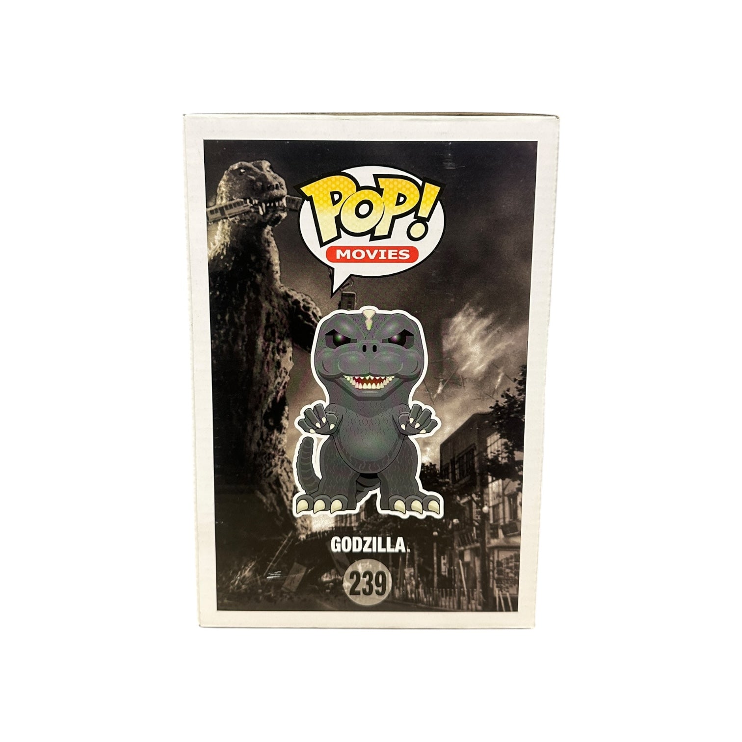 Gorilla figure with 'Pop! Movies' branding on a black and white background