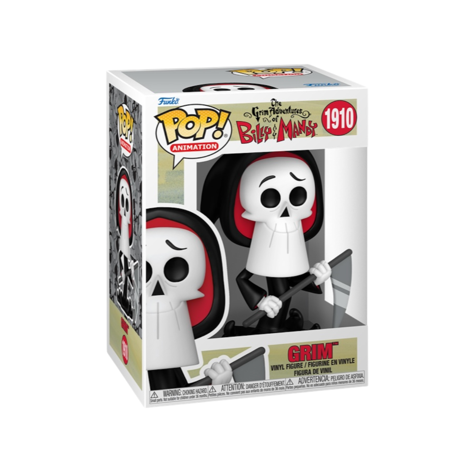 Grim from the cartoon network show the Grim adventures of Billy & Mandy