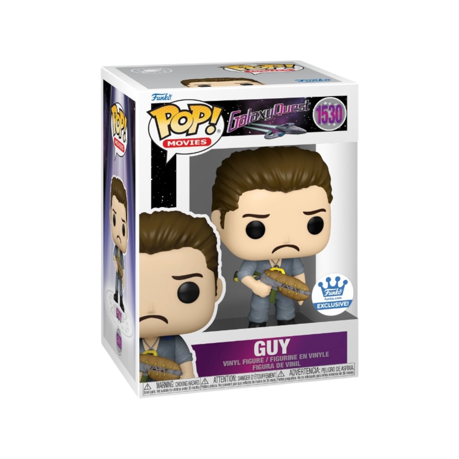 Exclusive Funko Pop! of Guy #1530 from Galaxy Quest, featuring intricate details and vibrant colors, perfect for collectors.