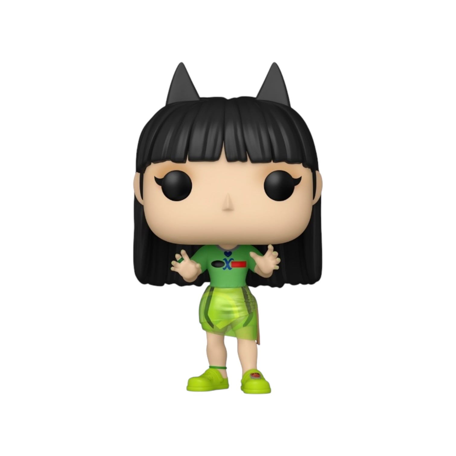 Haerin Wearing green outfit