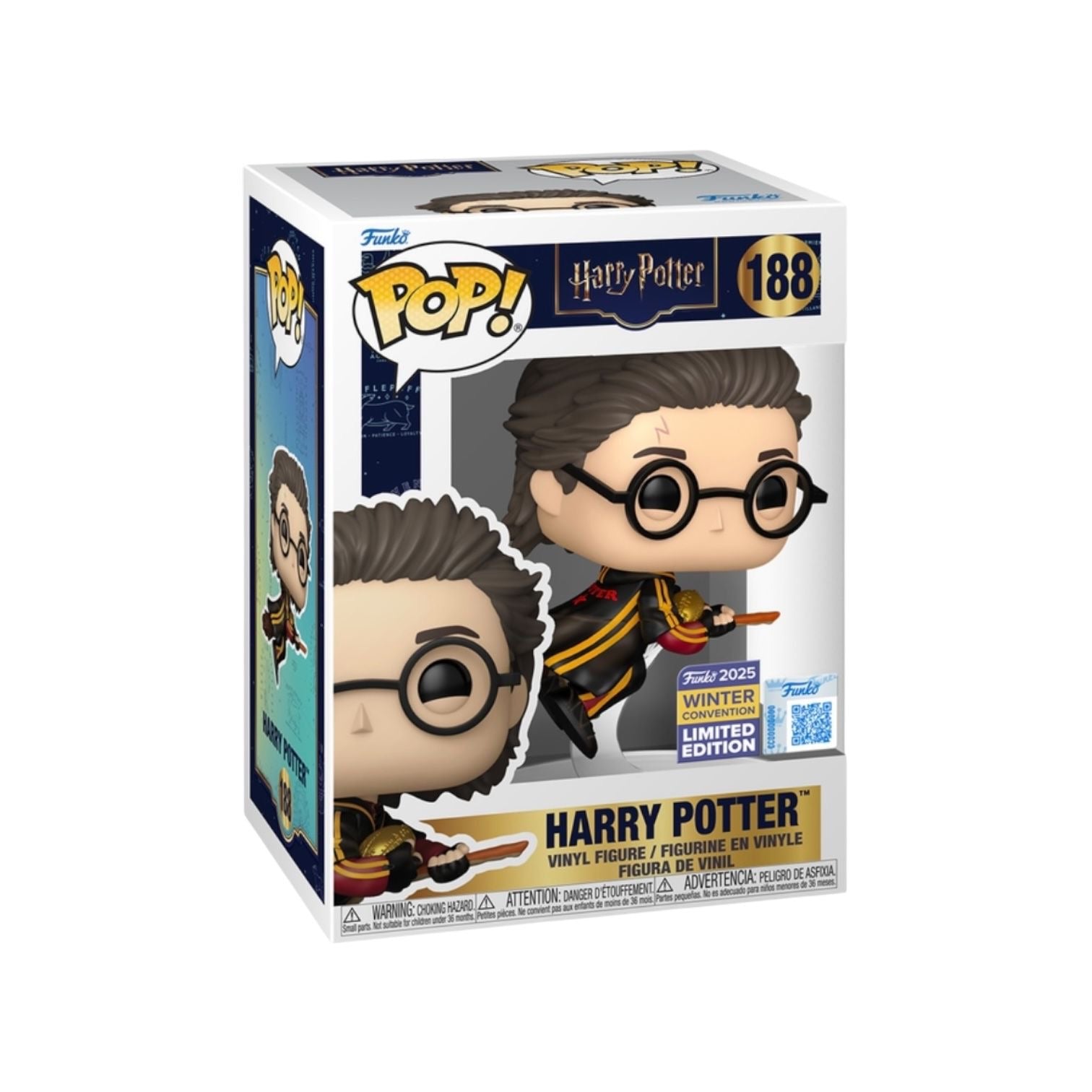 Harry Potter #188 (Quidditch) Funko Pop! - Harry Potter - Winter Convention 2025 Exclusive Box