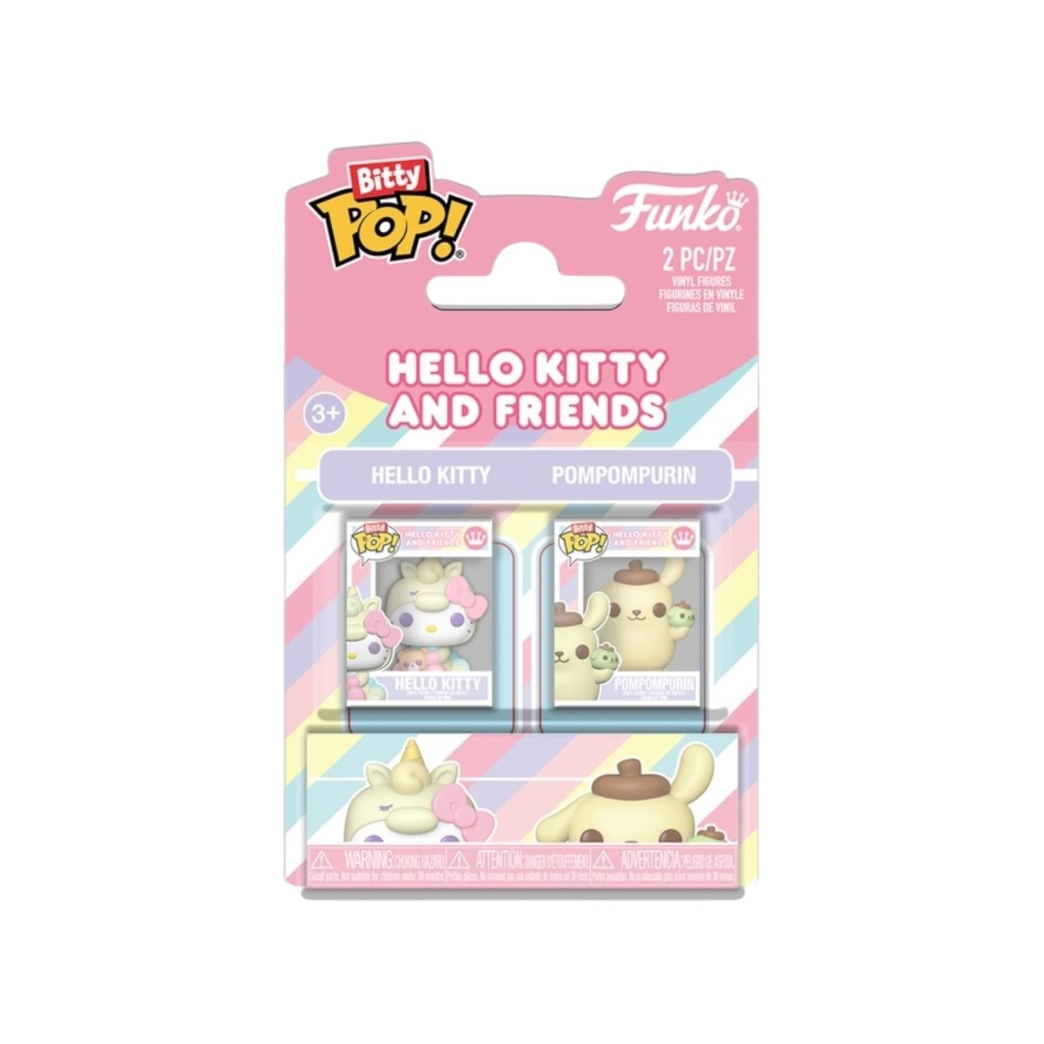 Hello Kitty And Pompompurin Bitty Pop in packaging