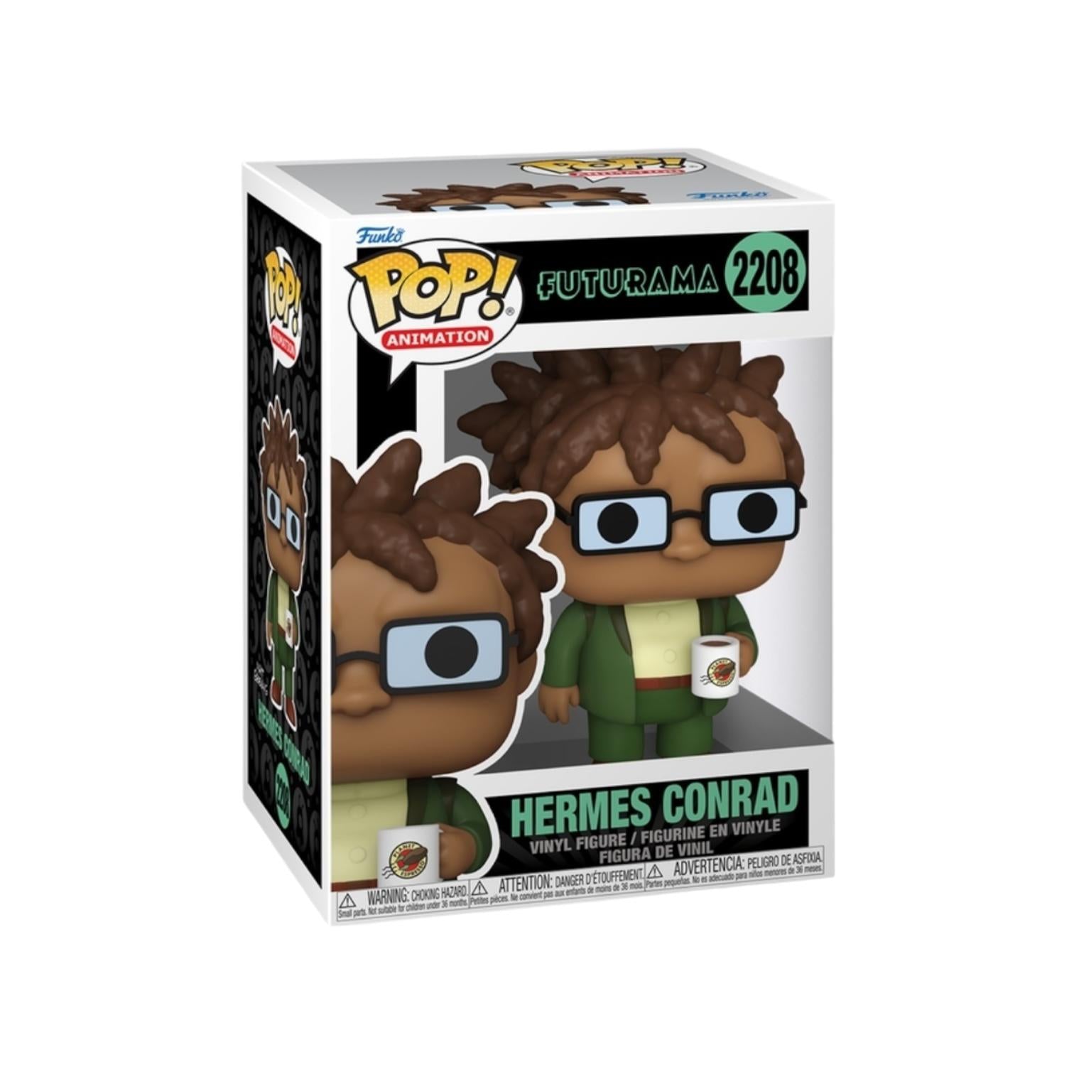Hermes Conrad 2208 Funko Pop in packaging