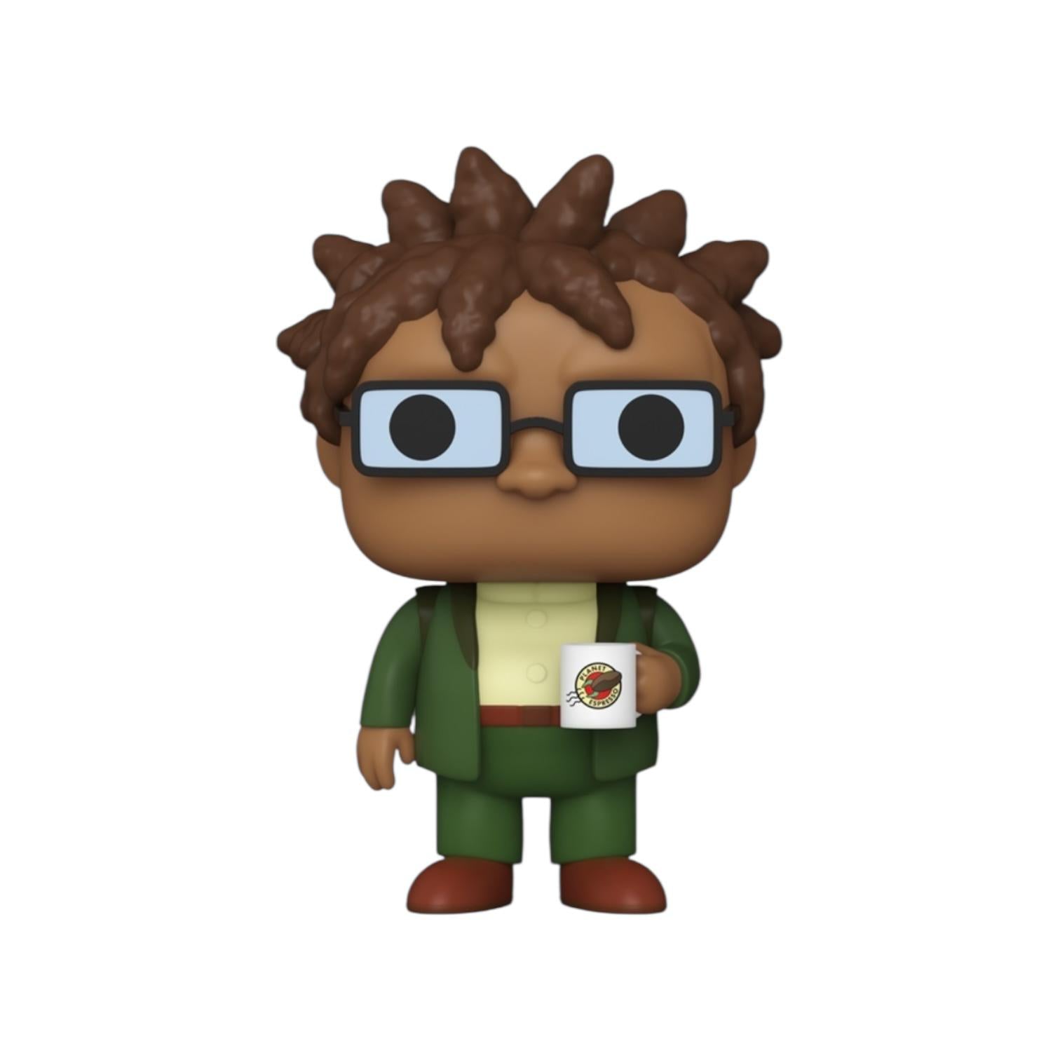 Hermes Conrad 2208 Funko Pop out of box on a white background