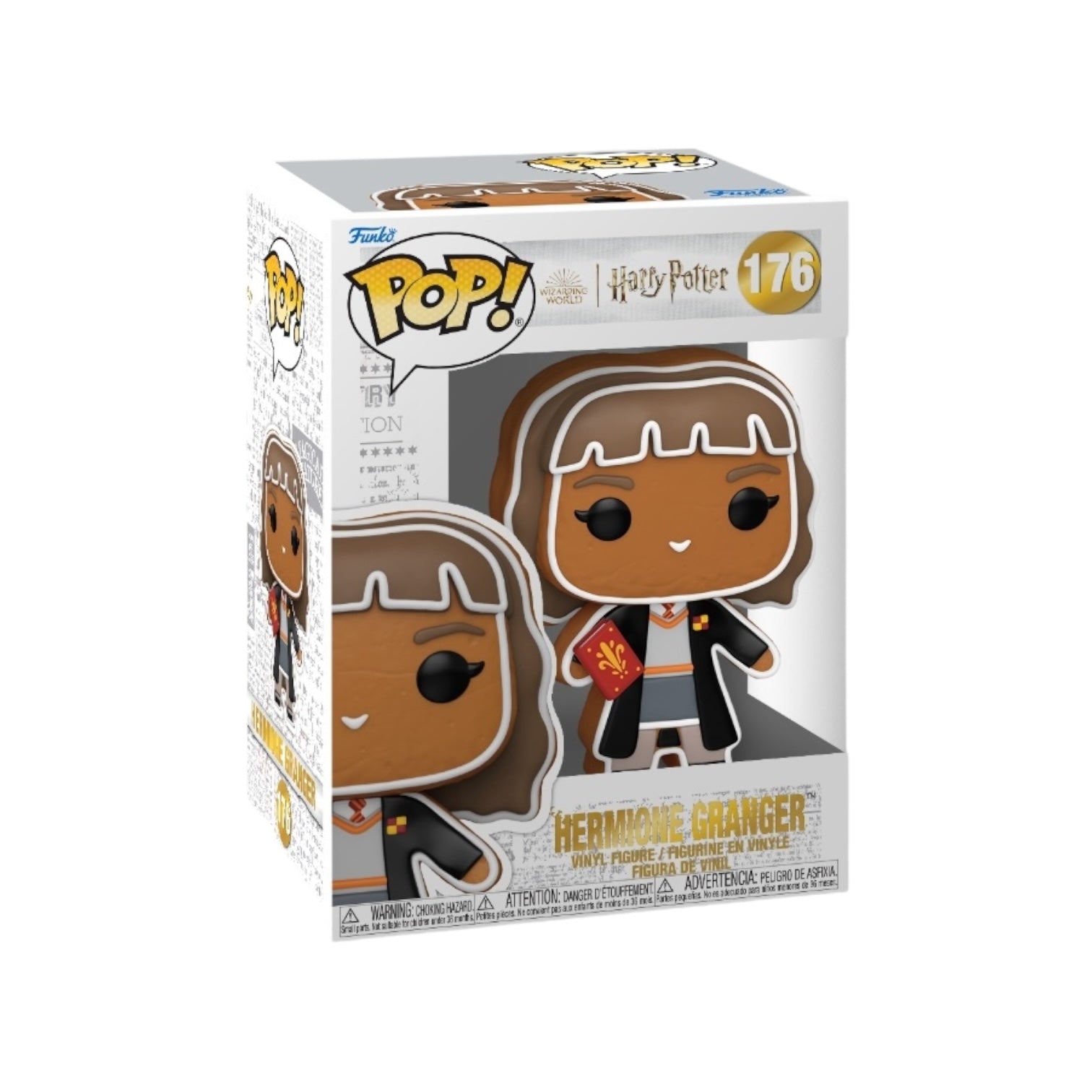 Hermione Gingerbread Funko Pop! #176 from Harry Potter, featuring her in a cute gingerbread design.