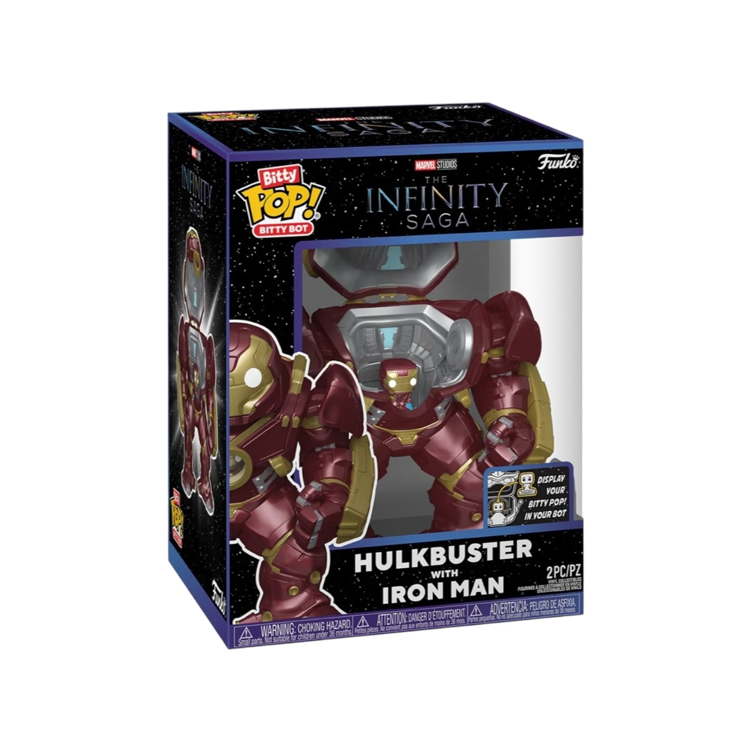 Hulkbuster with Iron Man Funko Pop! Bitty Bots - Infinity Saga Marvel