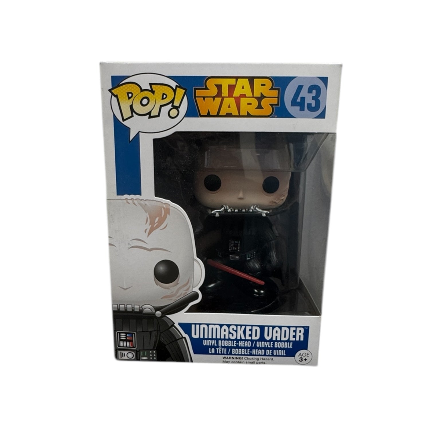 Unmasked Vader #43 Funko Pop! - Star Wars - Condition 8.75/10