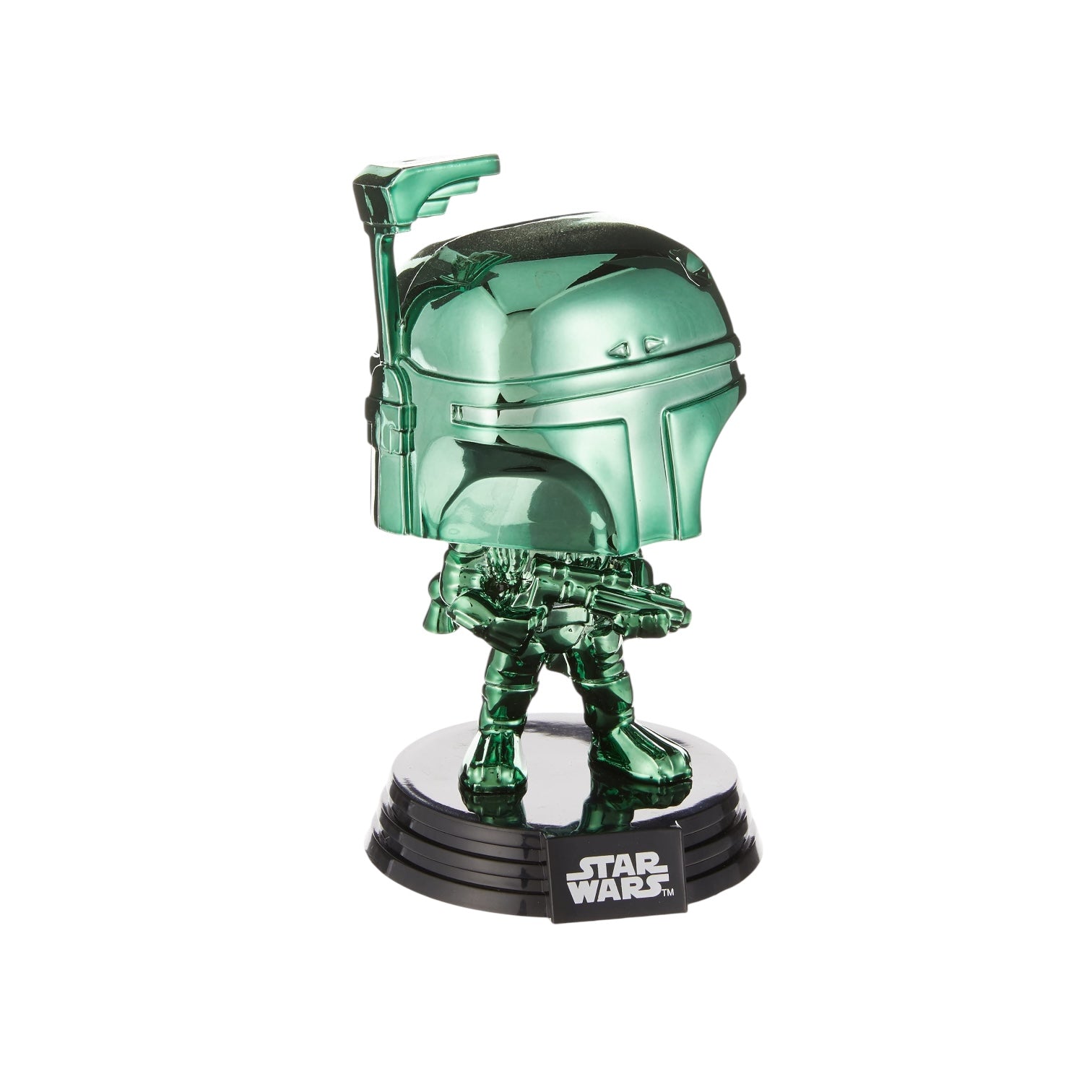 Boba Fett (Green Chrome) #297 Funko Pop! - Star Wars - 2019 SDCC Shared Exclusive