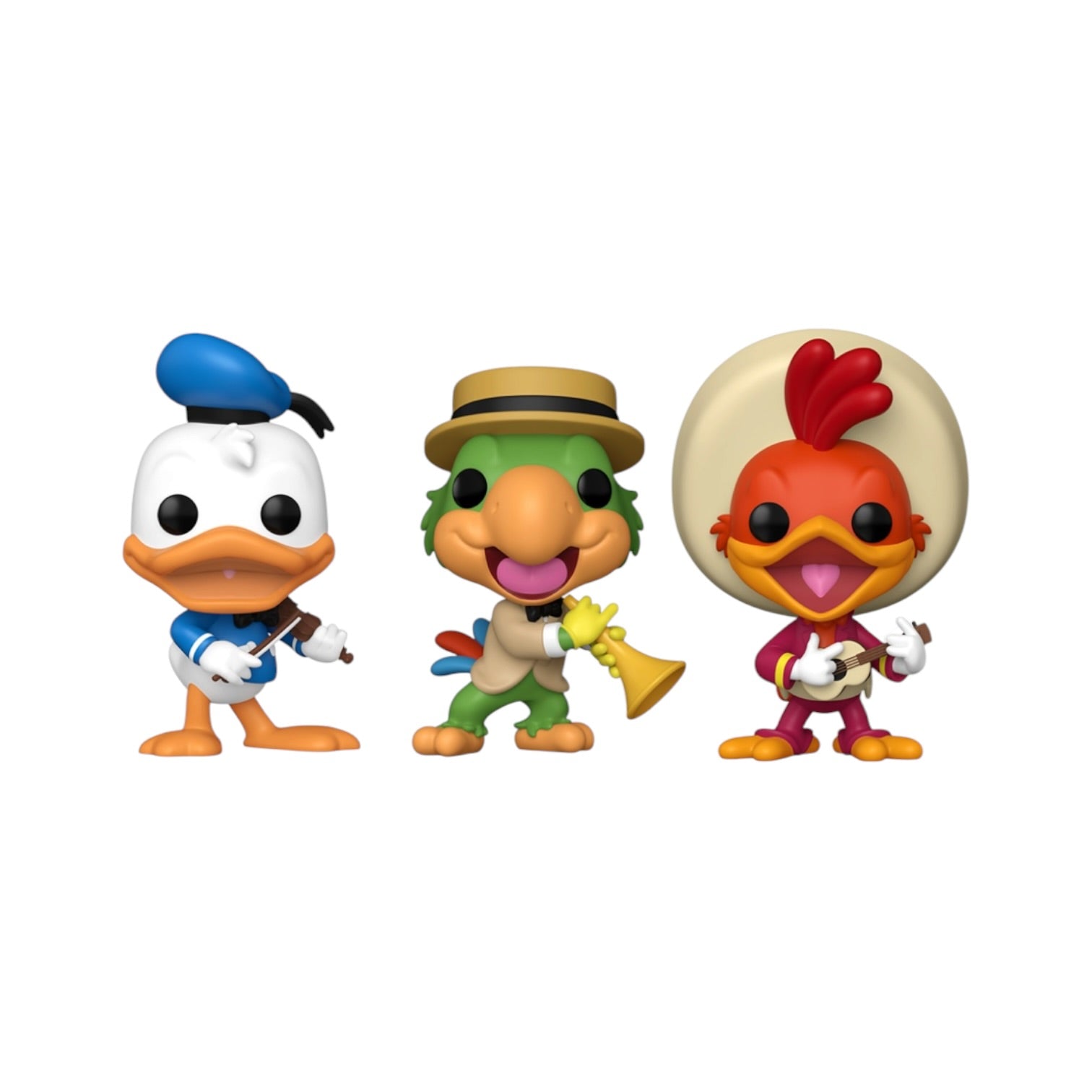 Donald Duck / José Carioca / Panchito 3 Pack Funko Pop! - The Three Caballeros - PREORDER