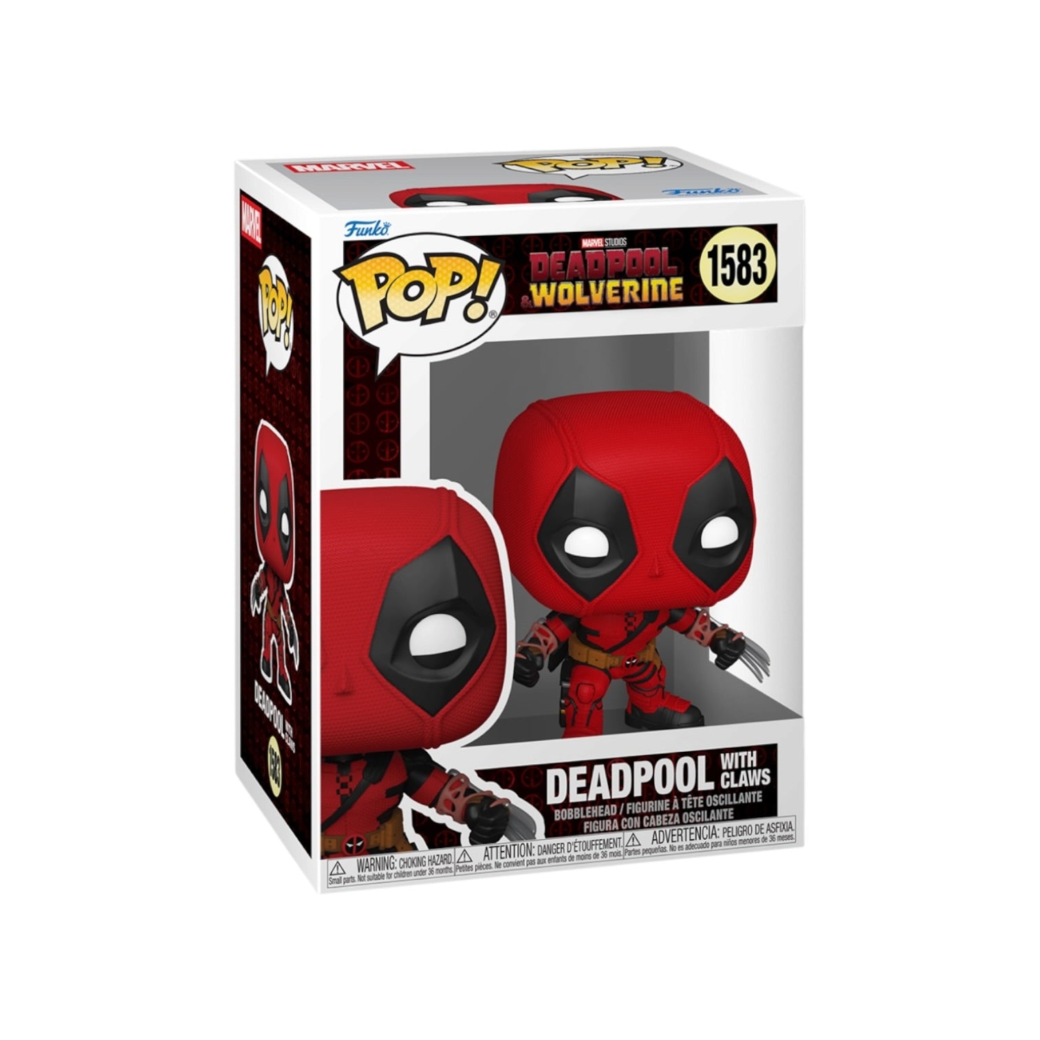 Deadpool with Claws #1583 Funko Pop! - Deadpool & Wolverine - PREORDER