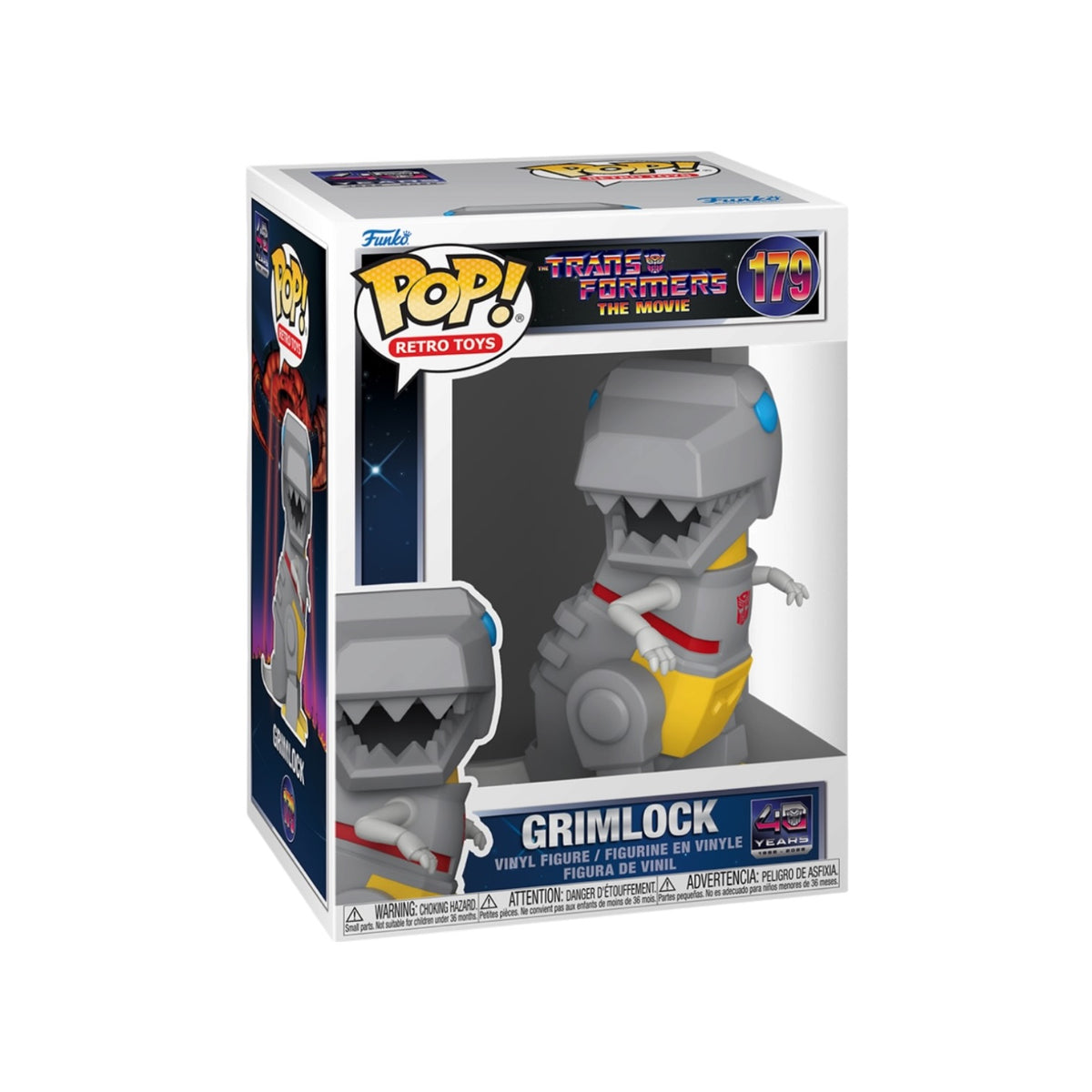 Grimlock (40th Anniversary) #179 Funko Pop! - The Transformers: The Movie - PREORDER