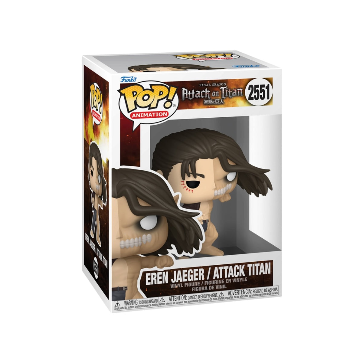 Eren Jaeger / Attack Titan #2551 Funko Pop! - Attack on Titan - PREORDER