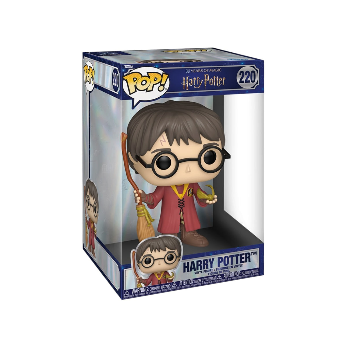 Harry Potter with Nimbus 2000 #220 Funko Pop! Jumbo - Harry Potter - PREORDER