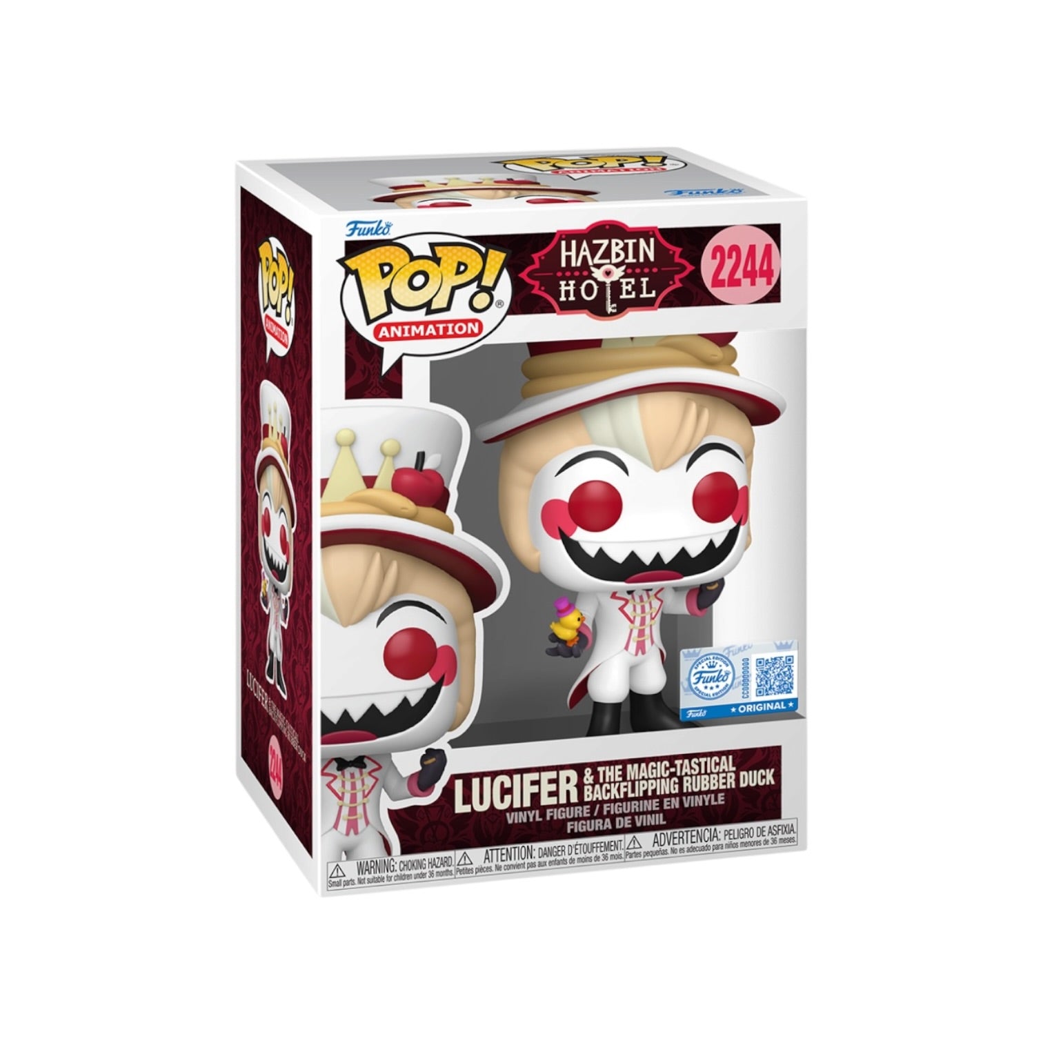 Lucifer & The Magic-Tastical Backflipping Rubber Duck #2244 Funko Pop! - Hazbin Hotel - Funko Exclusive