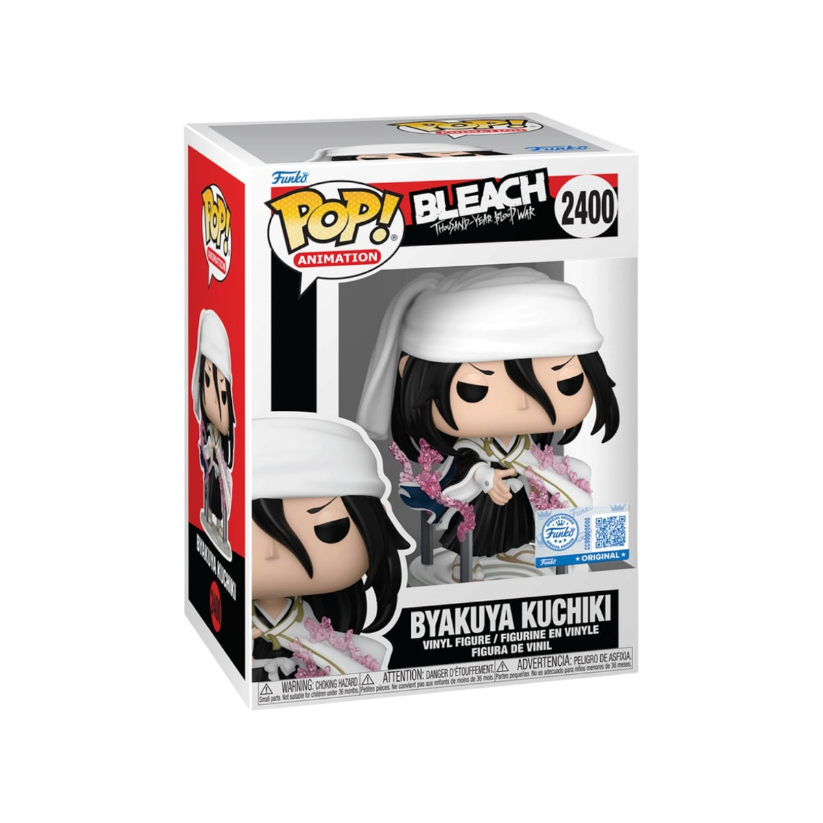 Byakuya Kuchiki with Kenseikan #2400 Funko Pop! - Bleach: Thousand-Year Blood War - Funko Exclusive