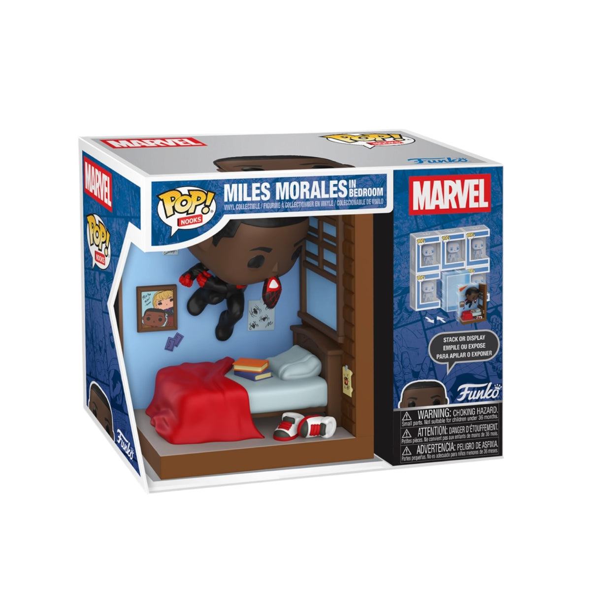 Miles Morales in Bedroom Funko Pop! Nook - Marvel - PREORDER