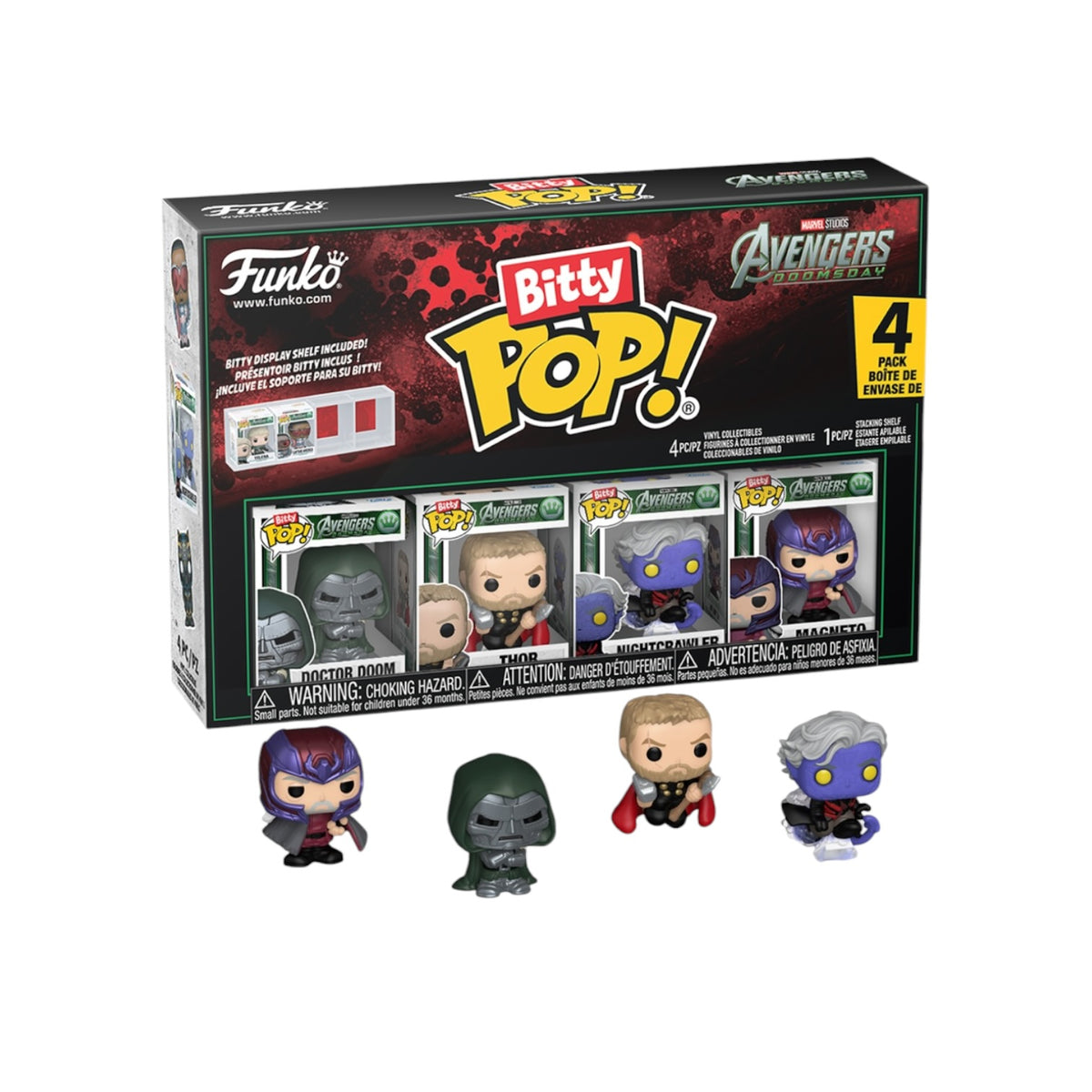 Doctor Doom 4 Pack Funko Bitty Pops! - Avengers: Doomsday - PREORDER