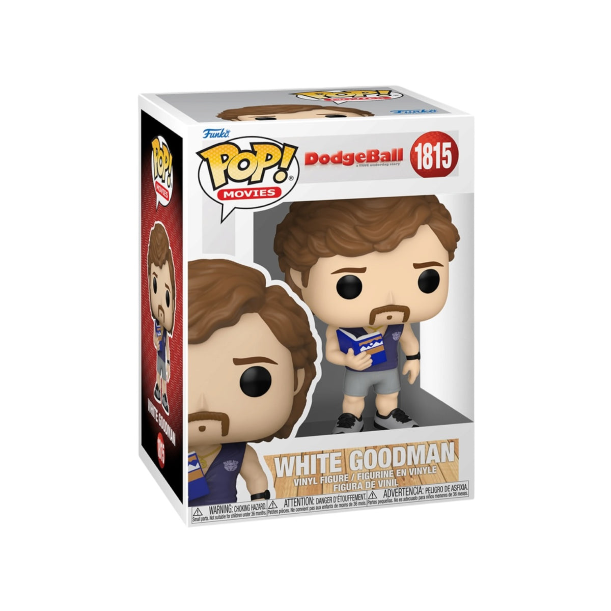 White Goodman #1815 Funko Pop! - Dodgeball: A True Underdog Story - PREORDER