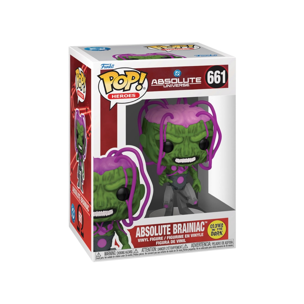 Absolute Brainiac (Glows in the Dark) #661 Funko Pop! - Absolute Universe - DC - PREORDER