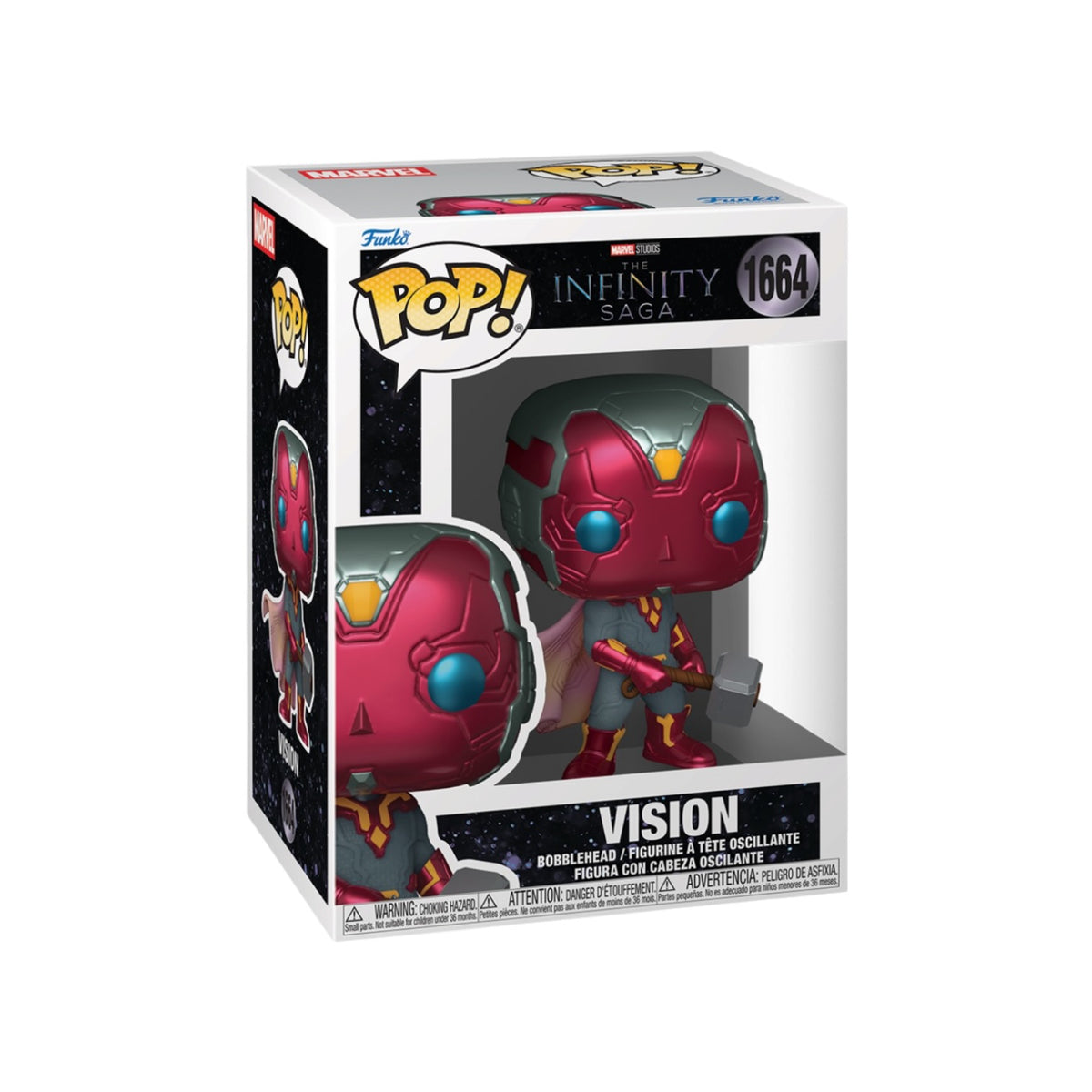 Vision with Mjolnir #1664 Funko Pop! - The Infinity Saga - PREORDER