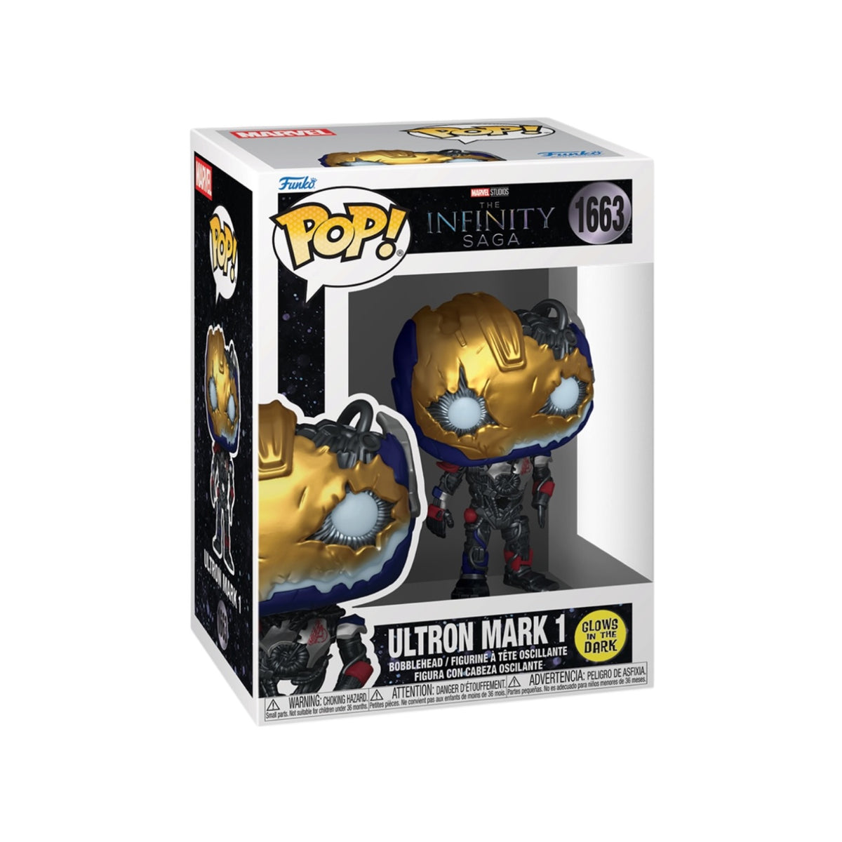 Ultron Mark 1 #1663 (Glows in the Dark) Funko Pop! - The Infinity Saga - PREORDER