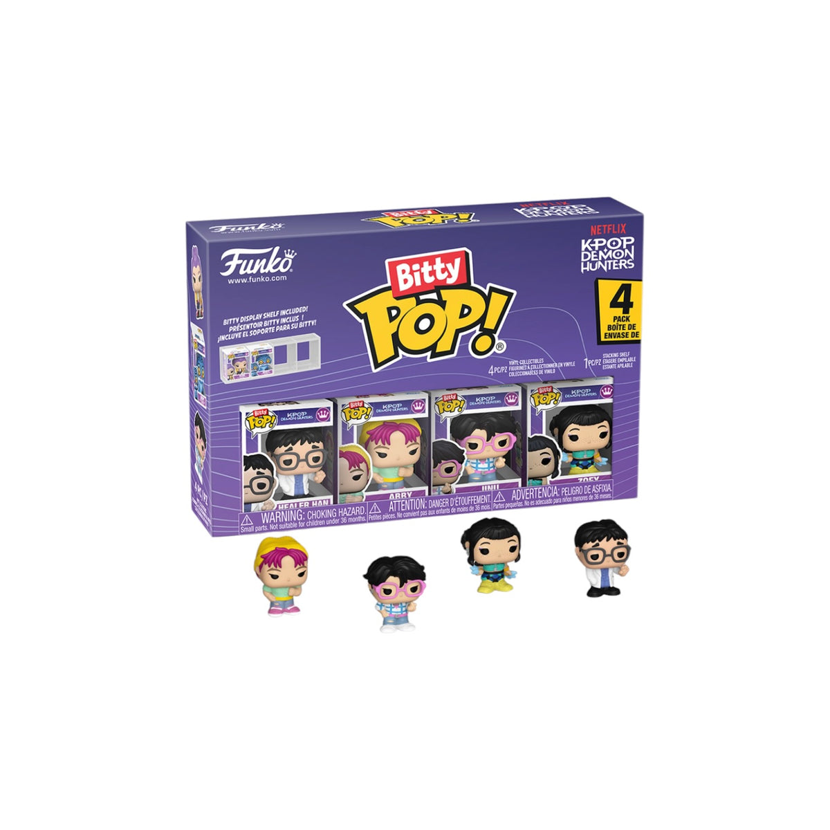 Zoey 4-Pack Funko Bitty Pops! - Kpop Demon Hunters - PREORDER