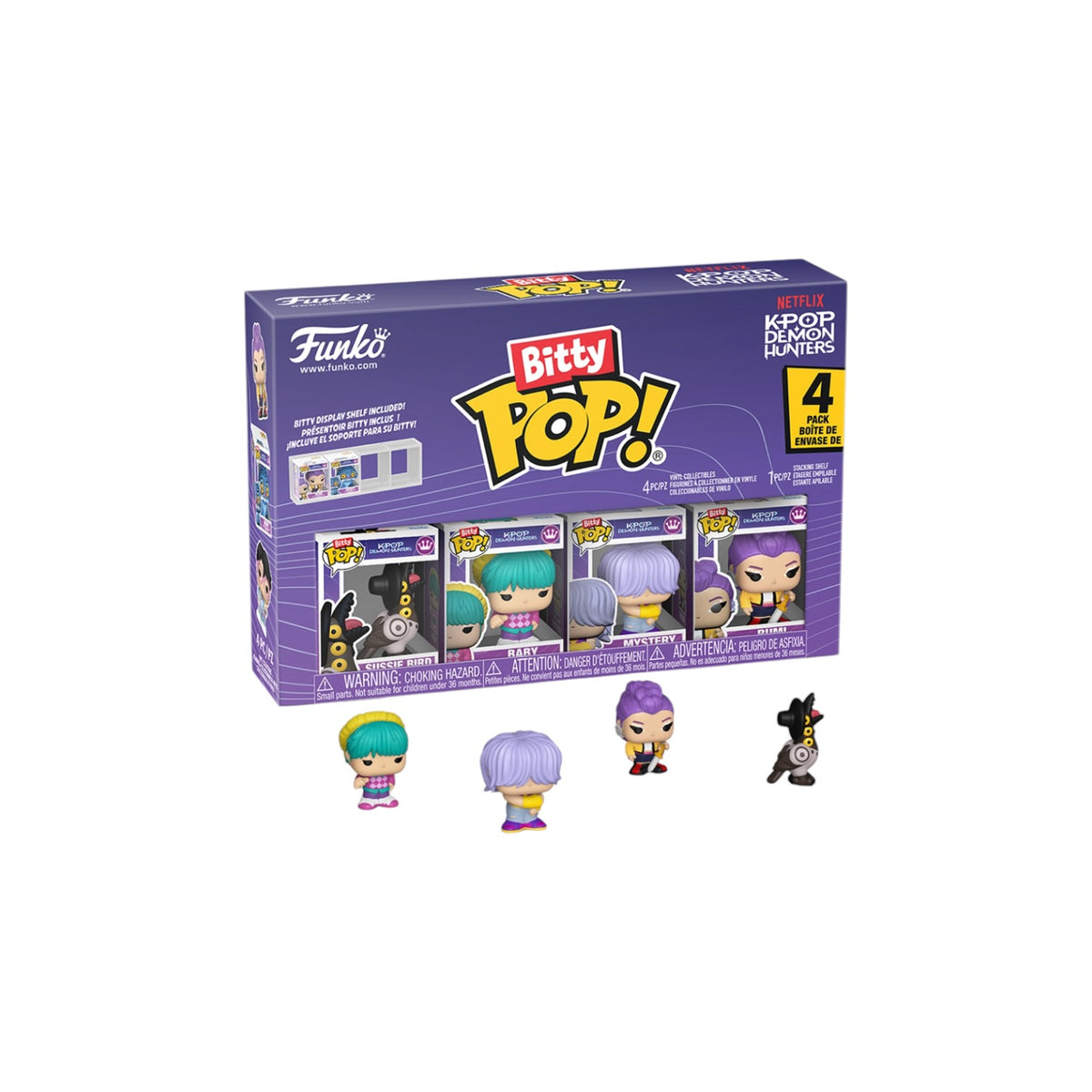 Rumi 4-Pack Funko Bitty Pops! - Kpop Demon Hunters - PREORDER