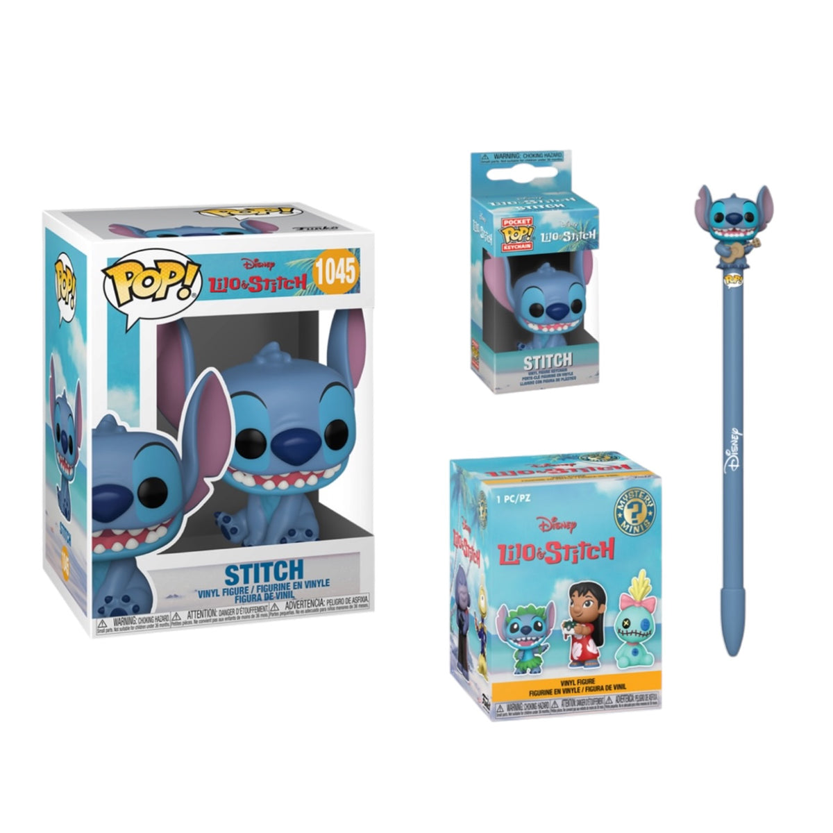 Lilo & Stitch 4-Pack Bundle Funko Pop! - Lilo & Stitch