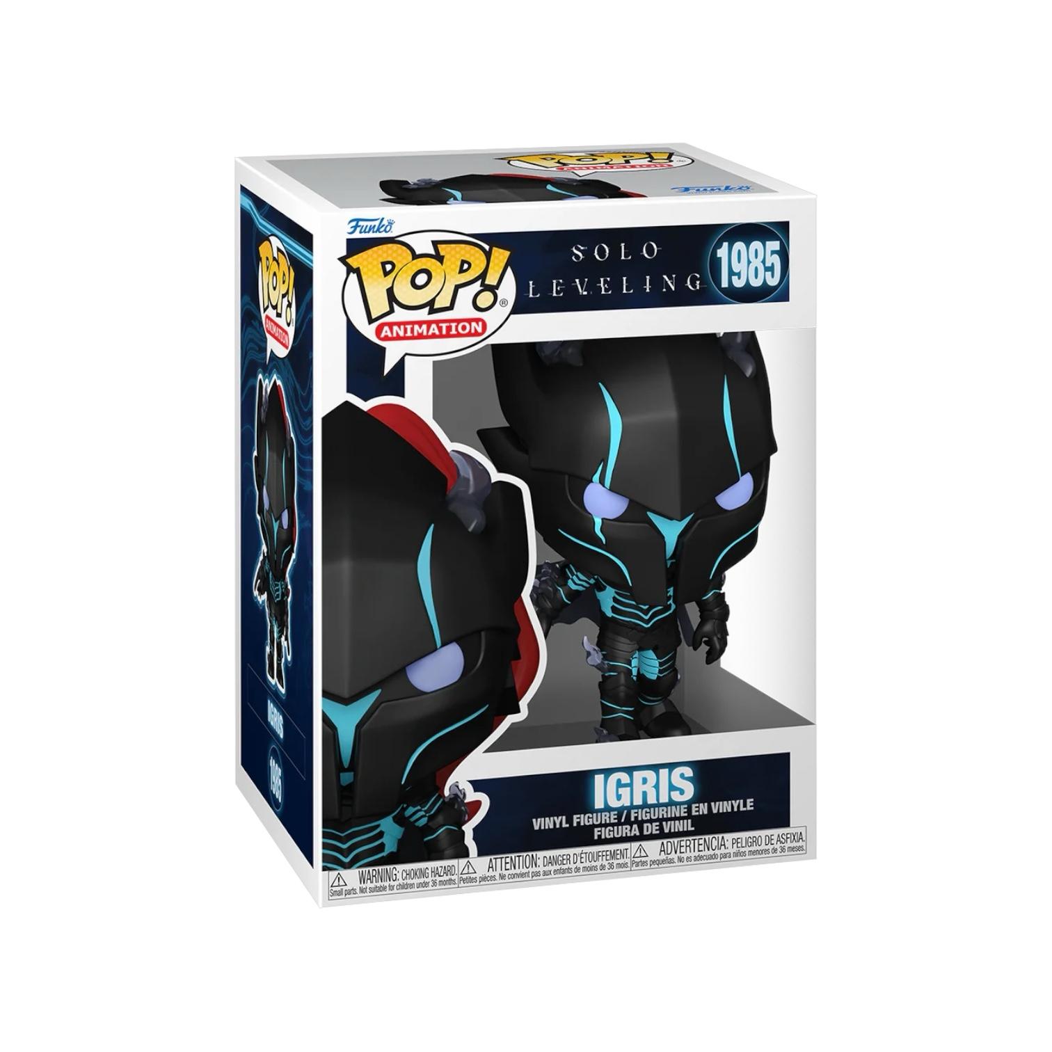 Igris #1985 Funko Pop - Solo Leveling - Black with blue details