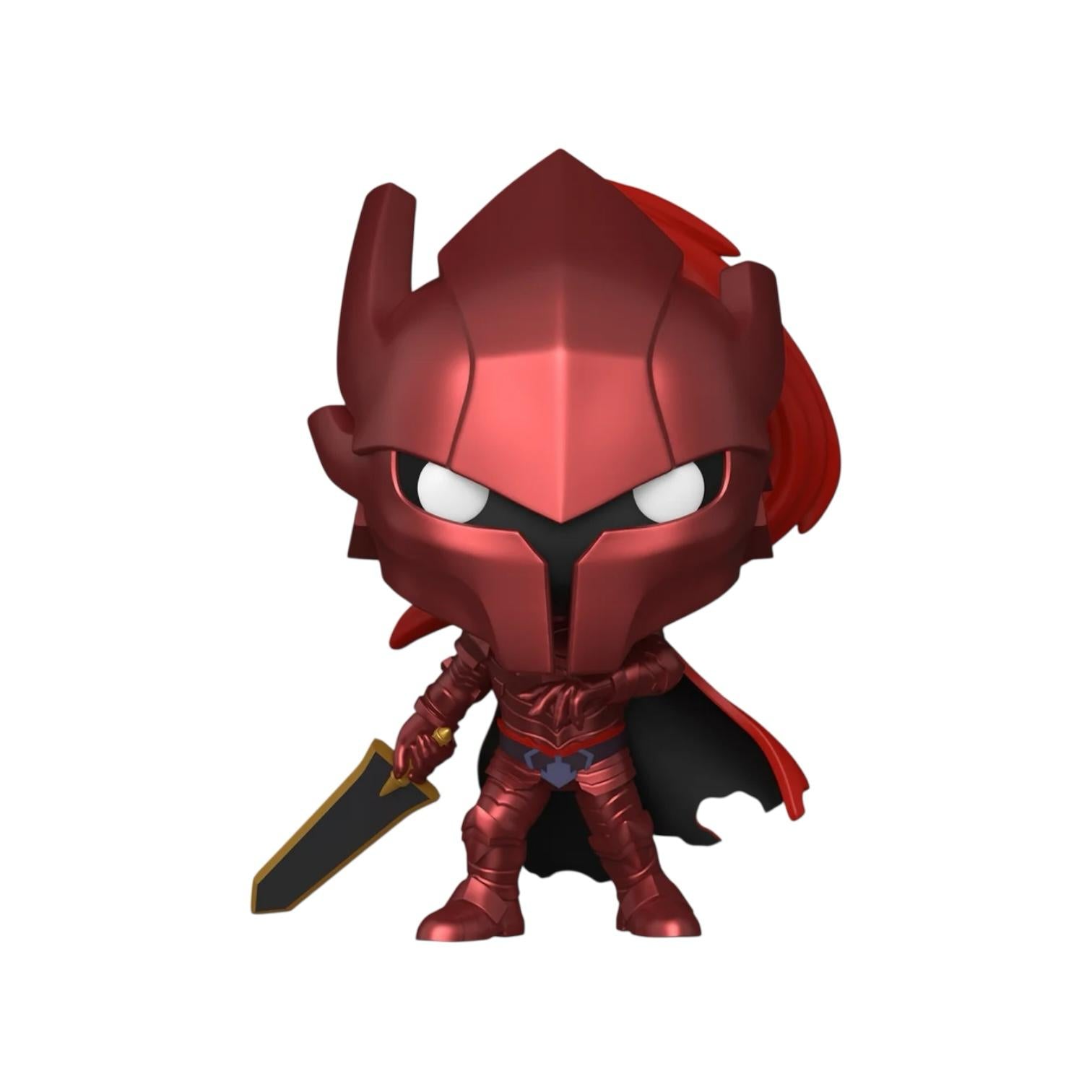 Igris #1985 Funko Pop - Solo Leveling - Red Metallic version out of box