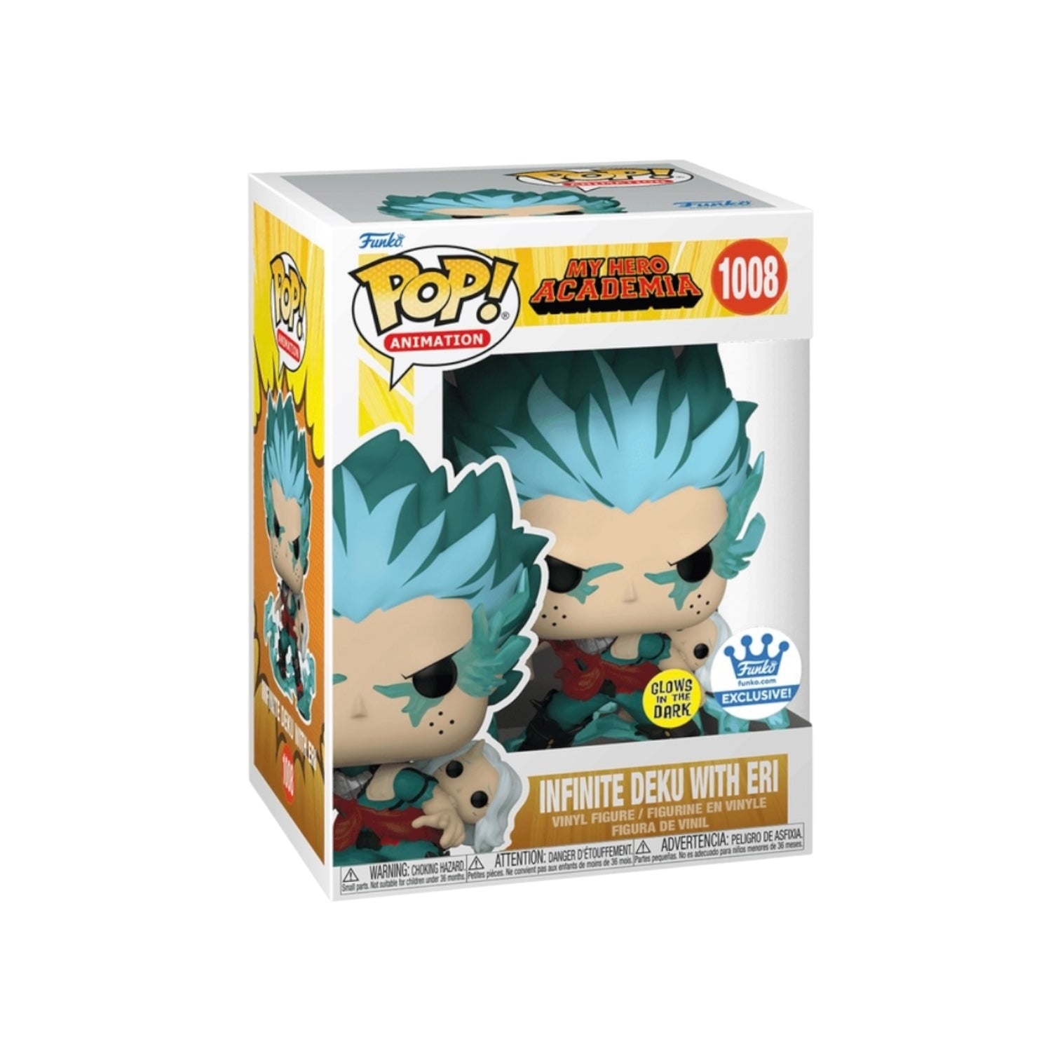 Infinite Deku with Eri #1008 (Glows in the Dark) Funko Pop! - My Hero Academia - Funko Shop Exclusive Box