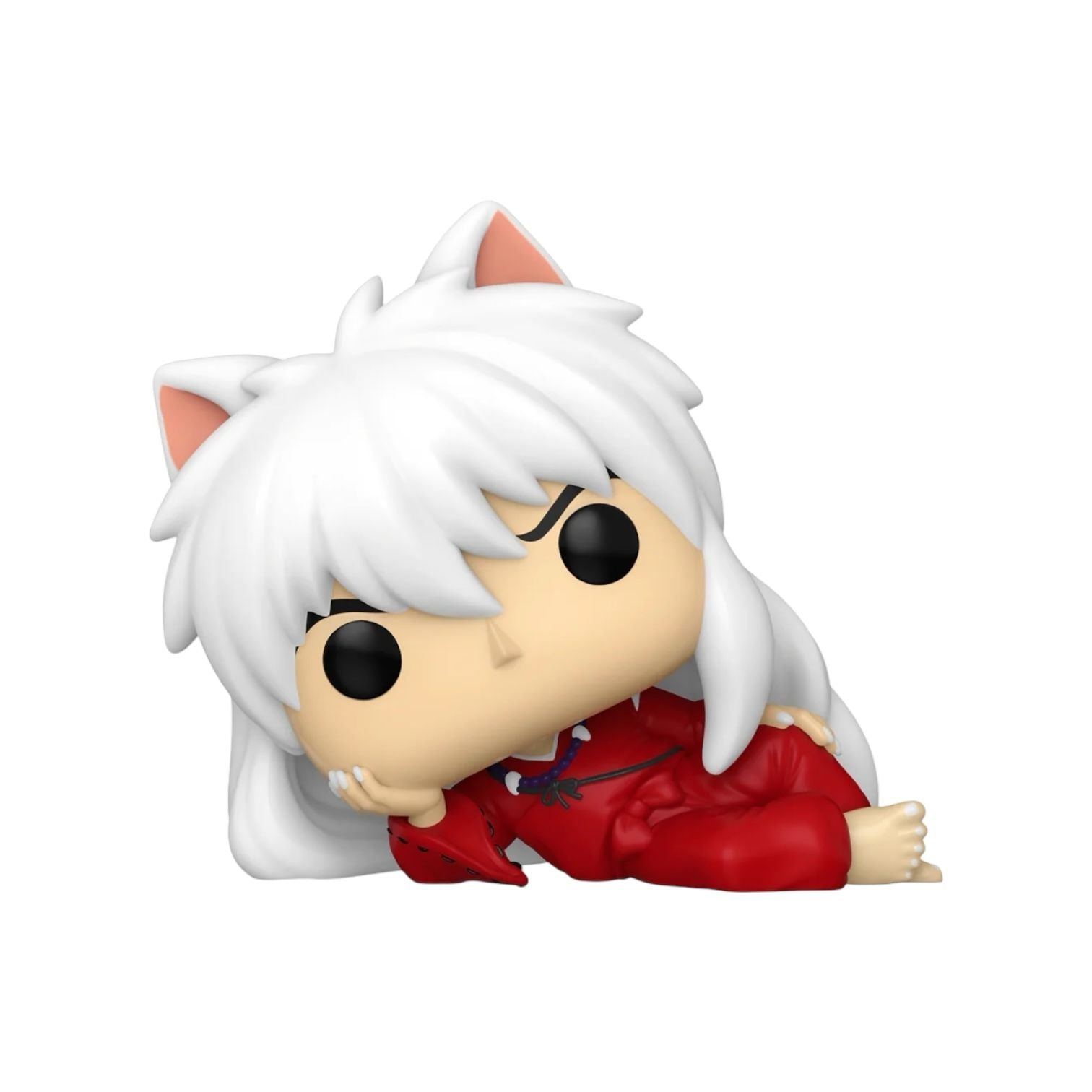 Inuyasha Funko pop wearing red in lying position