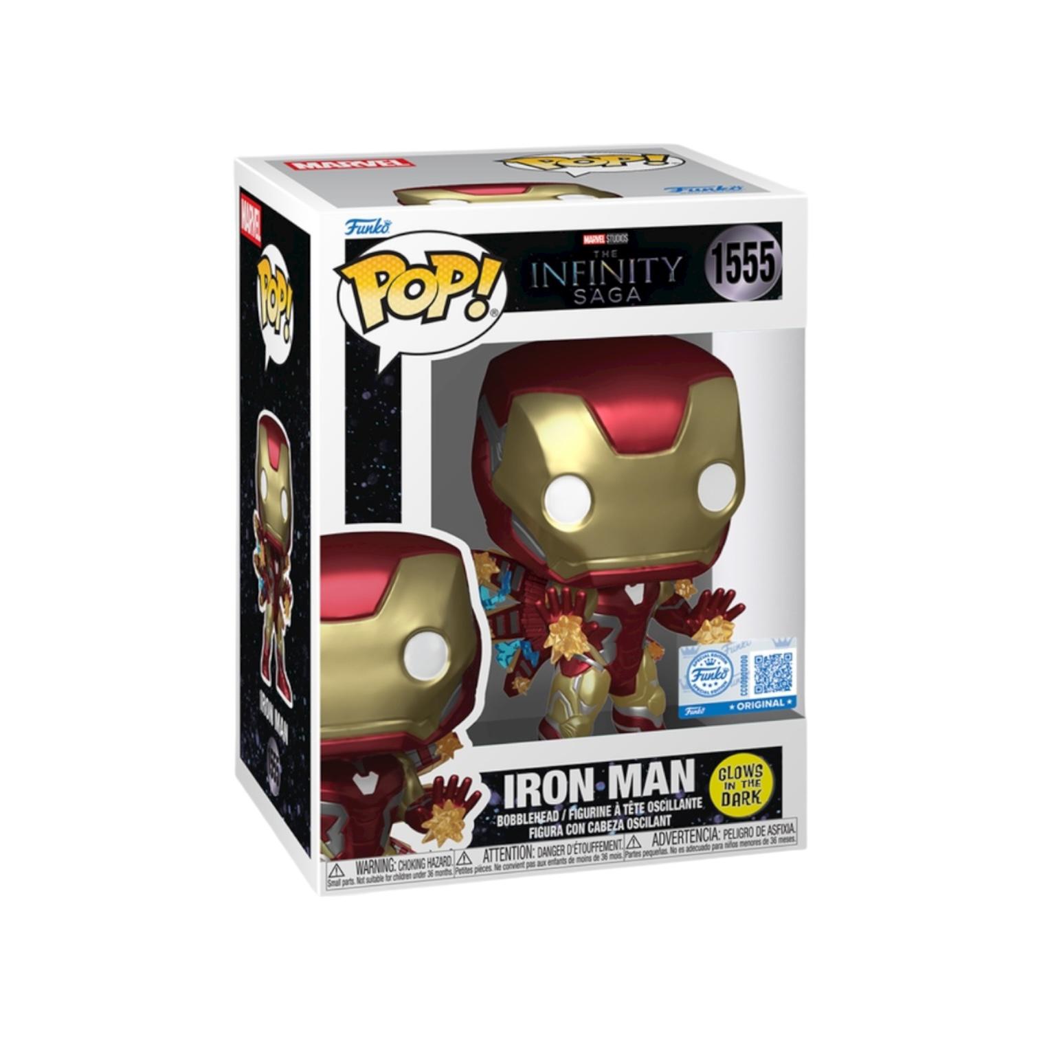 Funko Pop! Iron Man figure in packaging with Marvel branding
