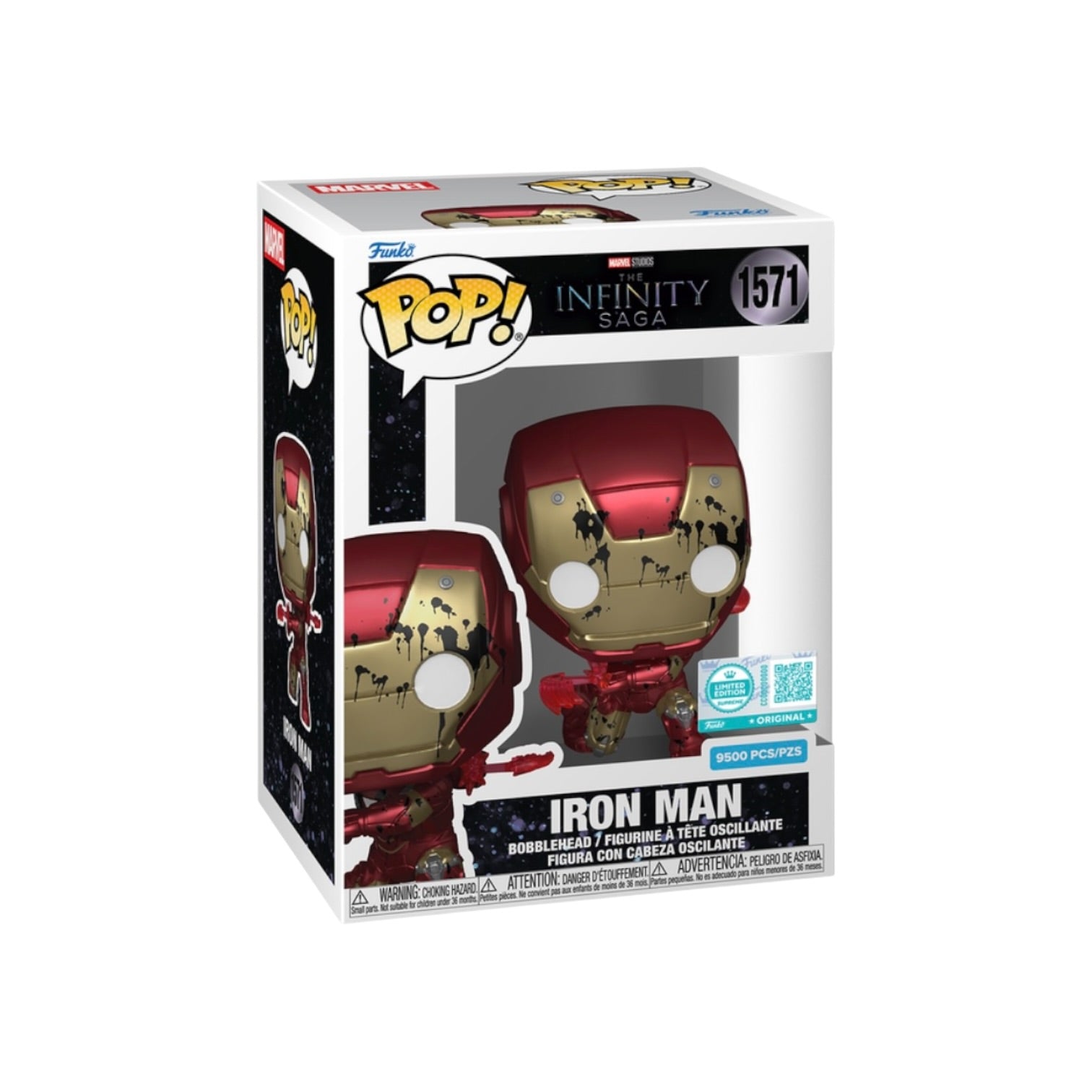 Iron Man #1571 Funko Pop! - Infinity Saga - Funko Supreme Exclusive LE9500 Pcs Box