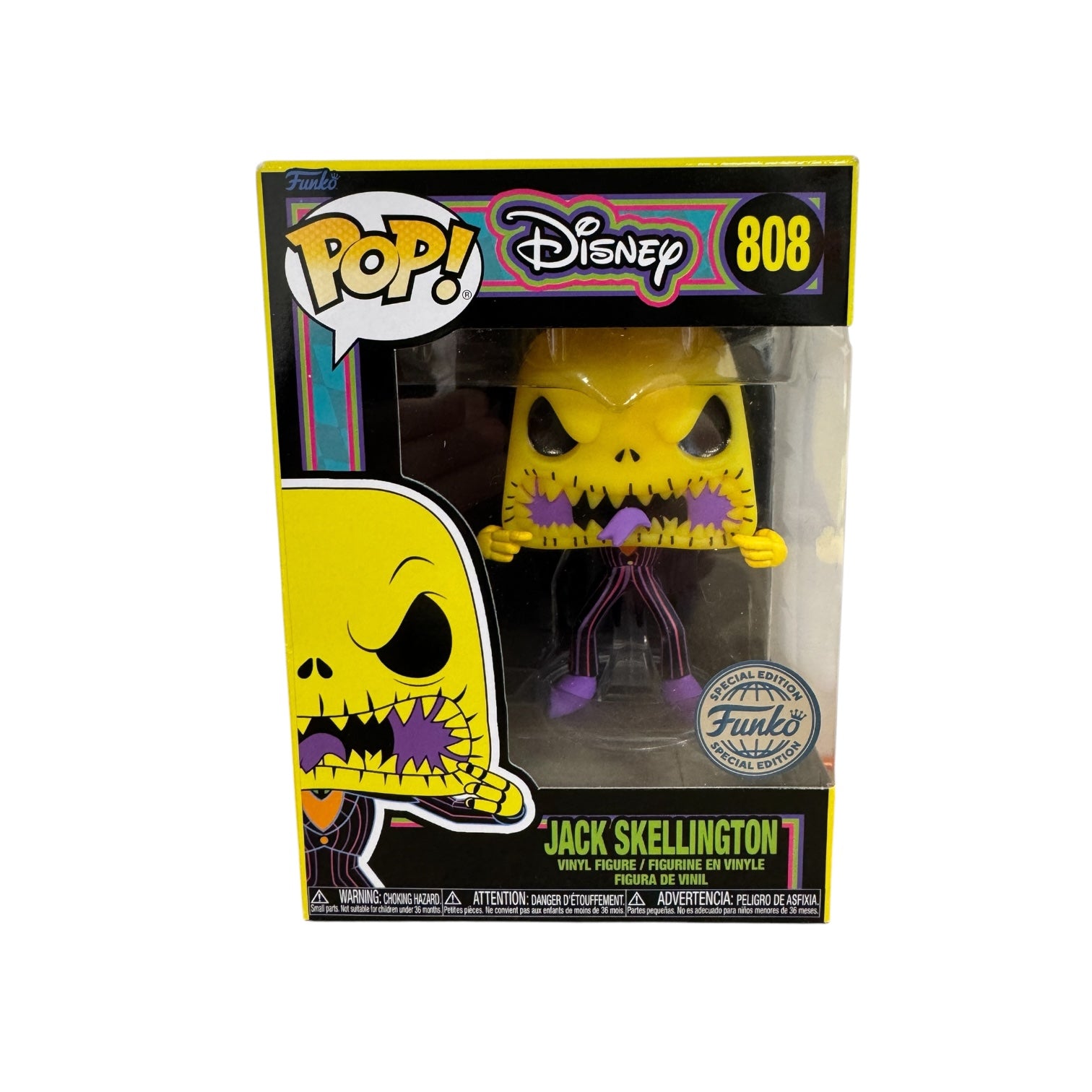 Jack Skellington pulling a scary face