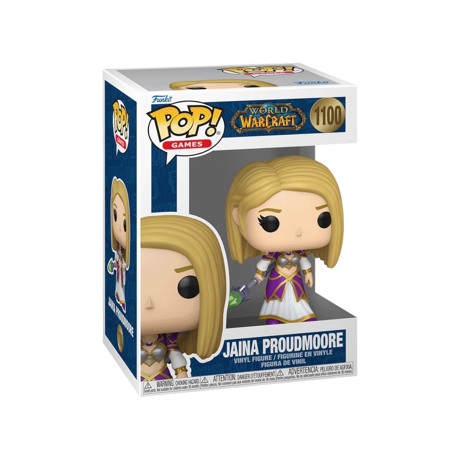 Funko Pop! Jaina Proudmoore figure packaging from World of Warcraft