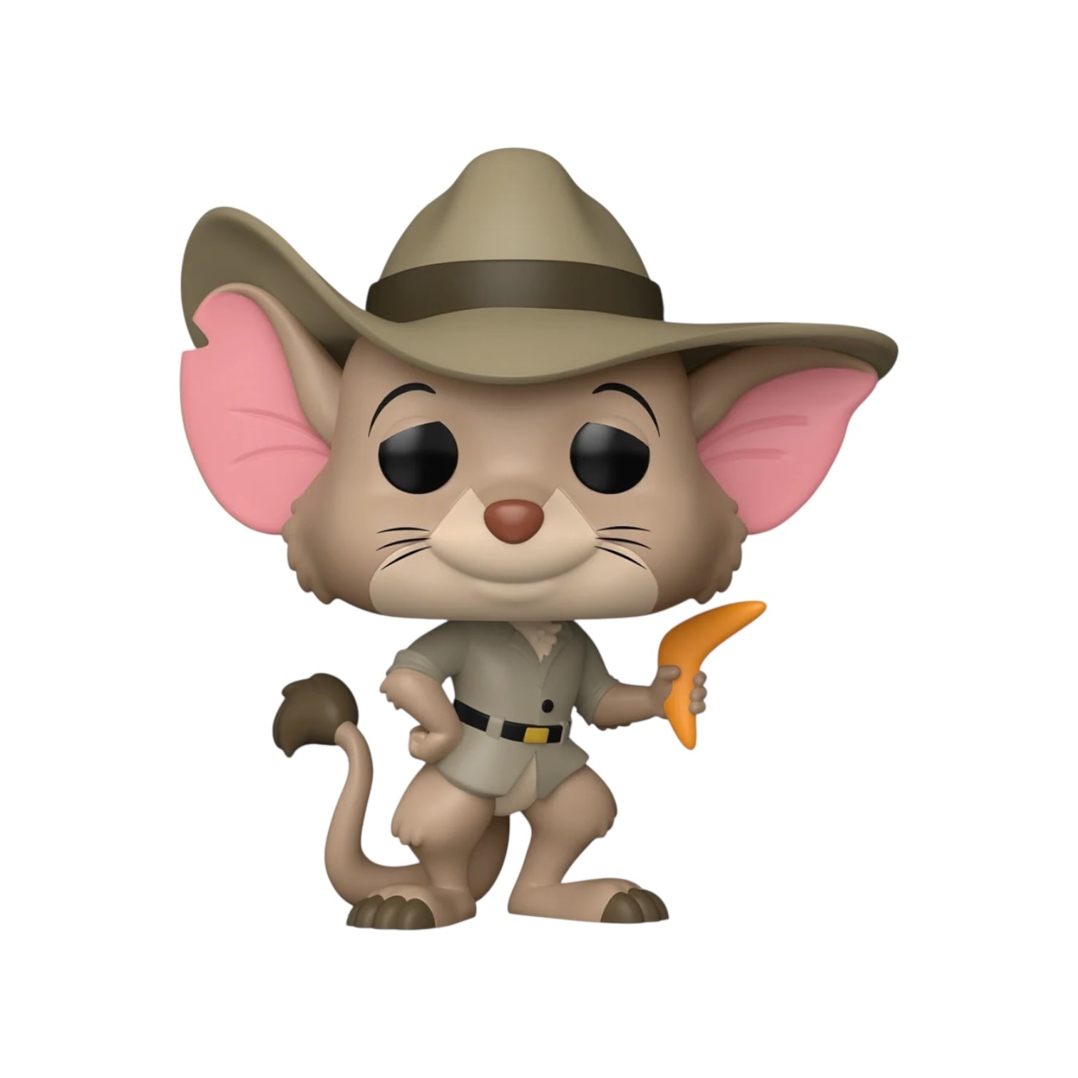 Animated character with a hat and a carrot on a white background