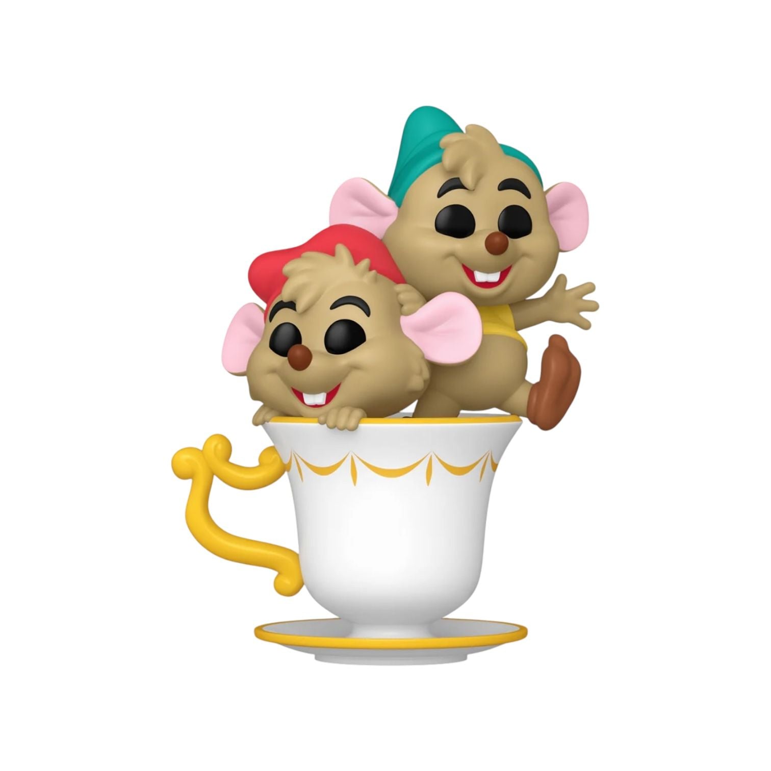 Jaq & GusGus in a white cup