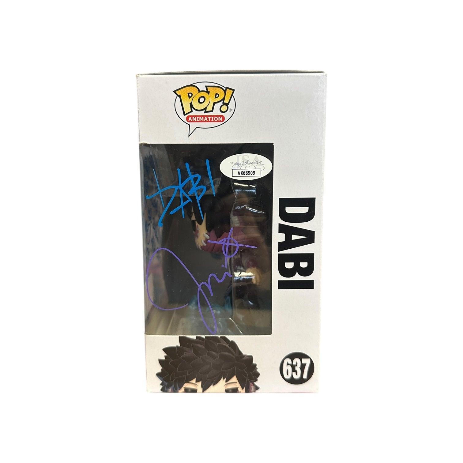 Jason Leibrecht Signed Dabi #637 Funko Pop! - My Hero Academia - NYCC 2019 Shared Exclusive Window