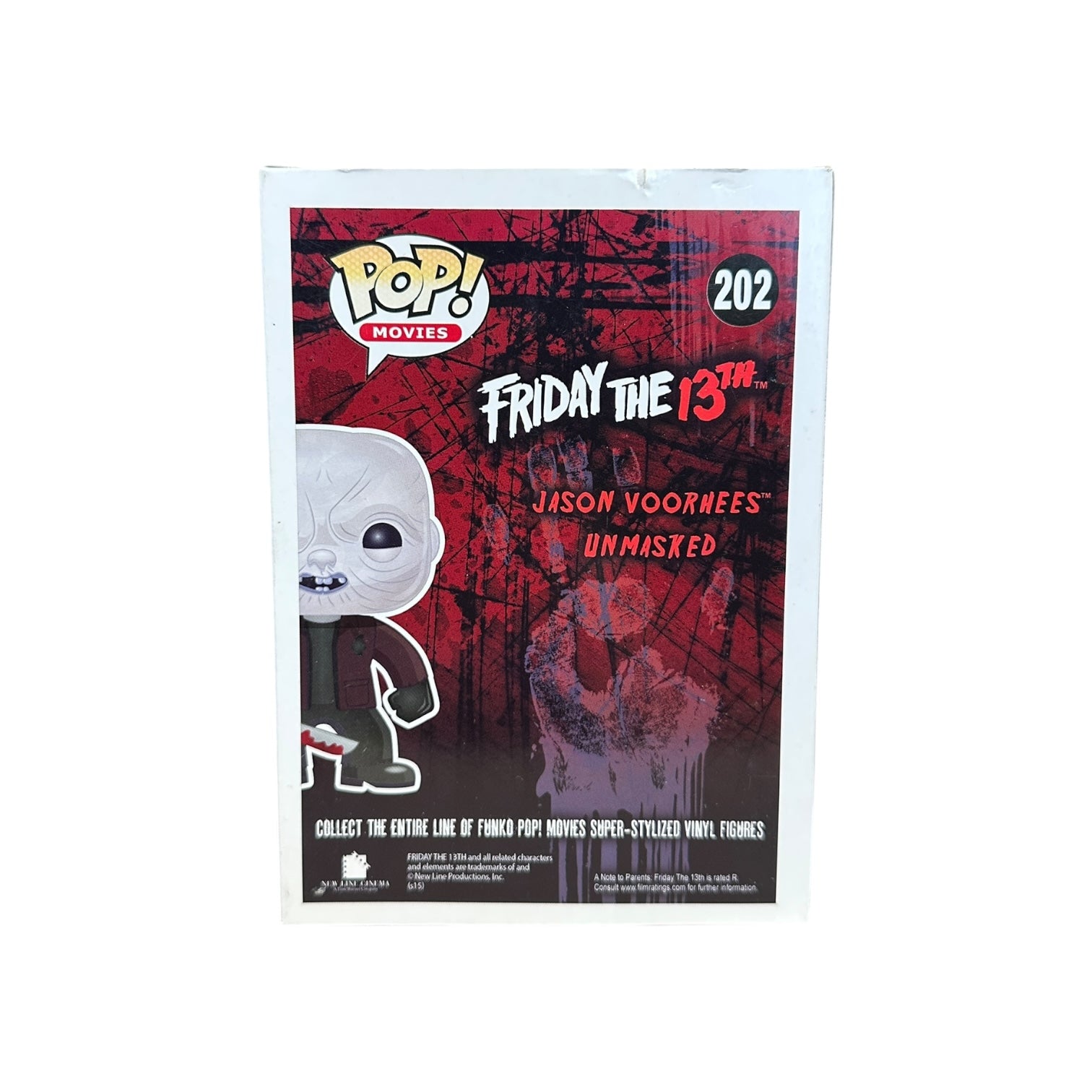 Jason Voorhees #202 (Unmasked) Funko Pop! - Friday The 13th - SDCC 2015 Shared Exclusive Back