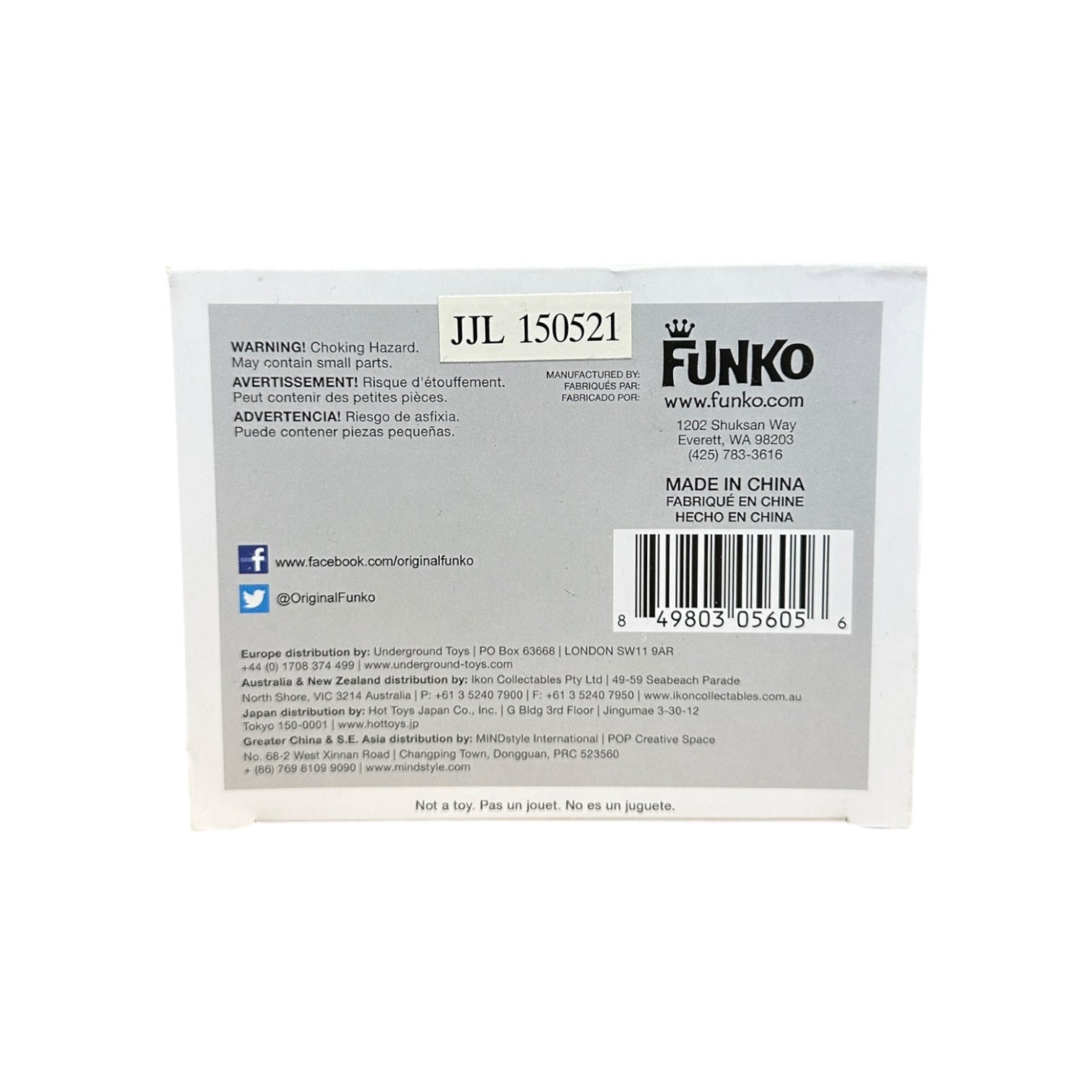 Jason Voorhees #202 (Unmasked) Funko Pop! - Friday The 13th - SDCC 2015 Shared Exclusive Bottom