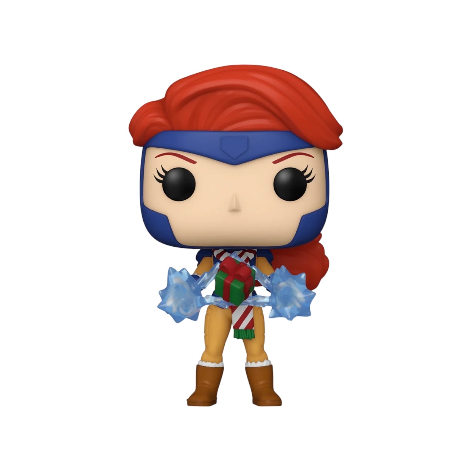 Funko Pop! vinyl figure with red hair and blue headband on a white background