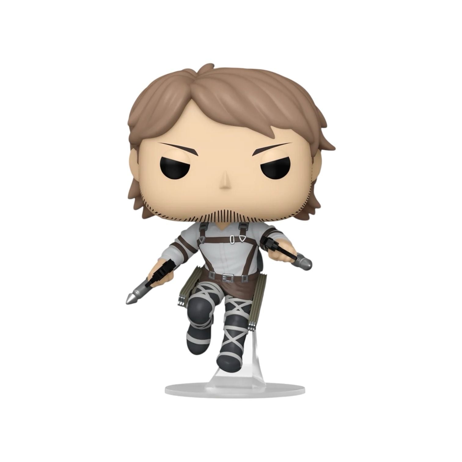 Jean’s determined expression and signature attire,