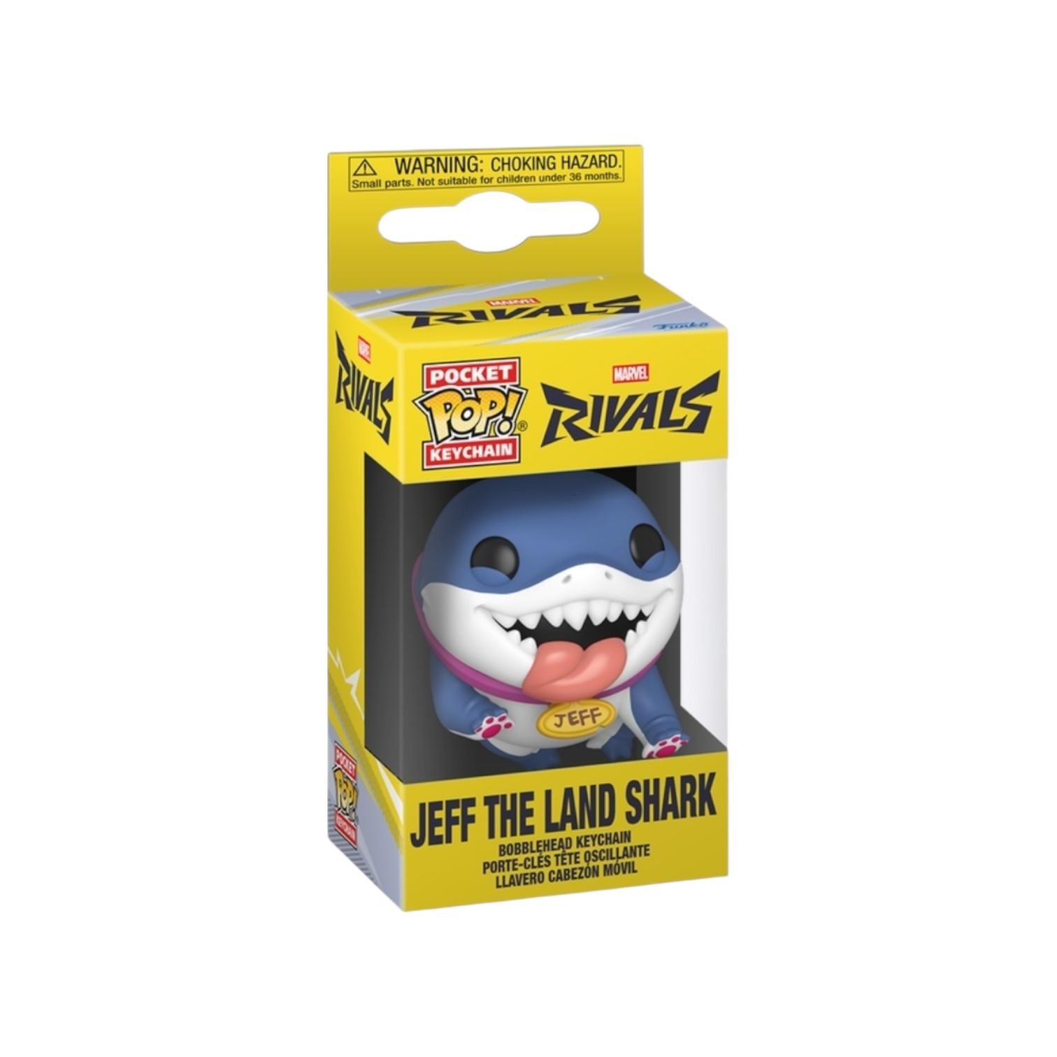 Jeff the Land shark keychain