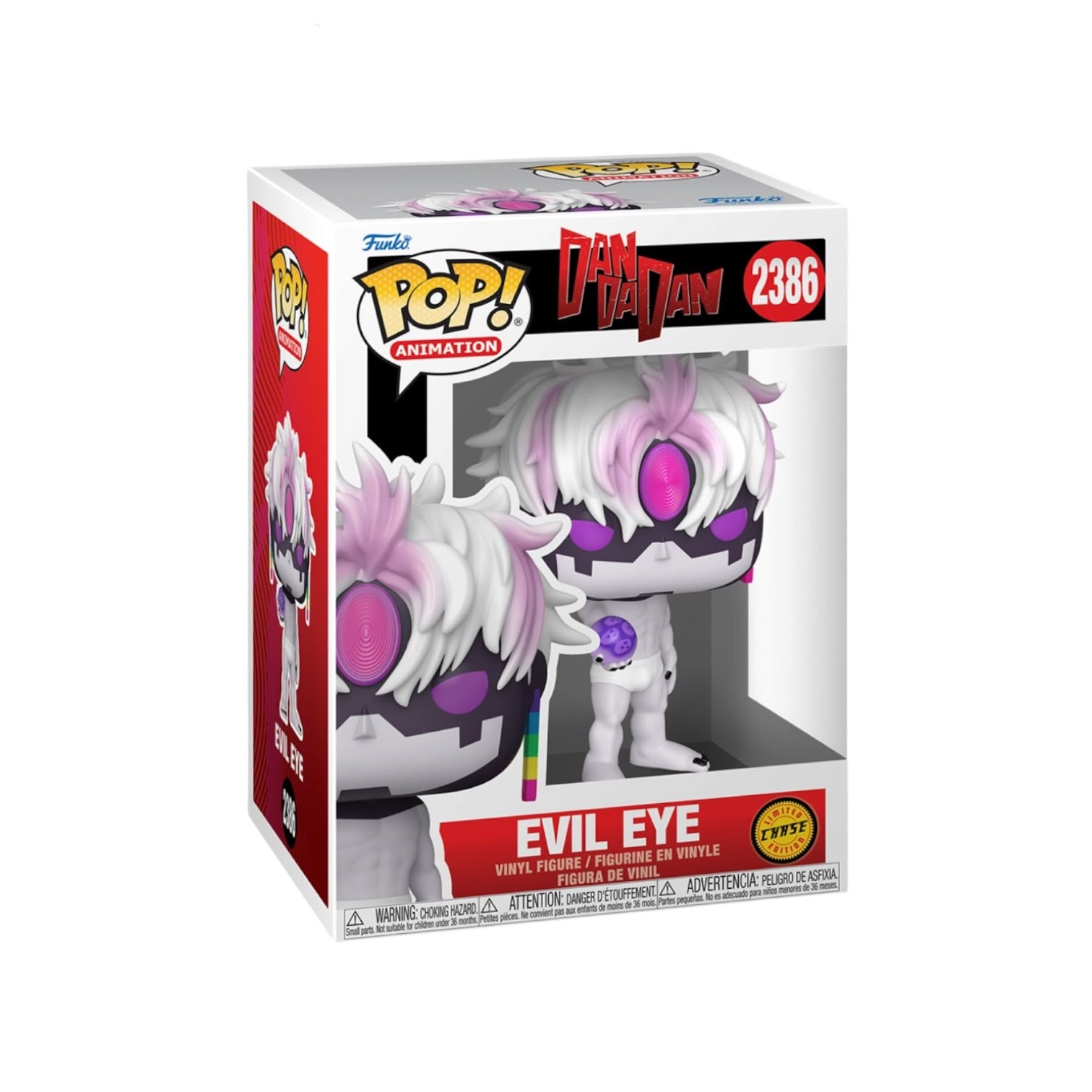 Funko Pop! Animation figure in packaging with 'Evil Eye' label