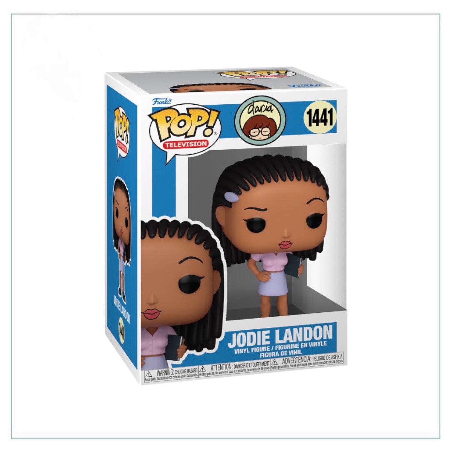 Funko Pop! #1441 of Jodie Landon from Daria, showcasing her iconic style and personality in a cute collectible figure.