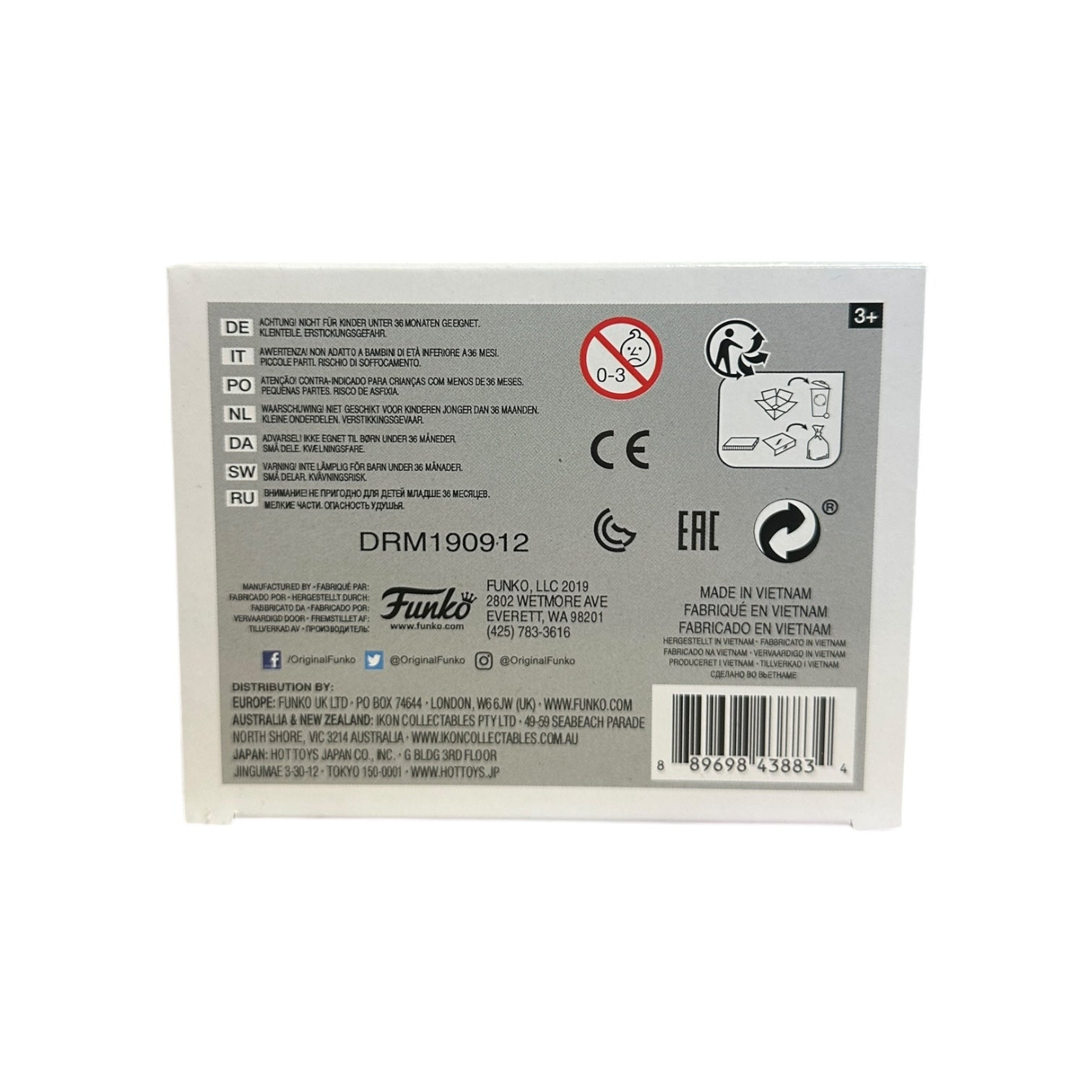 John Swasey Signed All For One #646 Funko Pop! - My Hero Academia - Big Apple Collectibles Exclusive Bottom