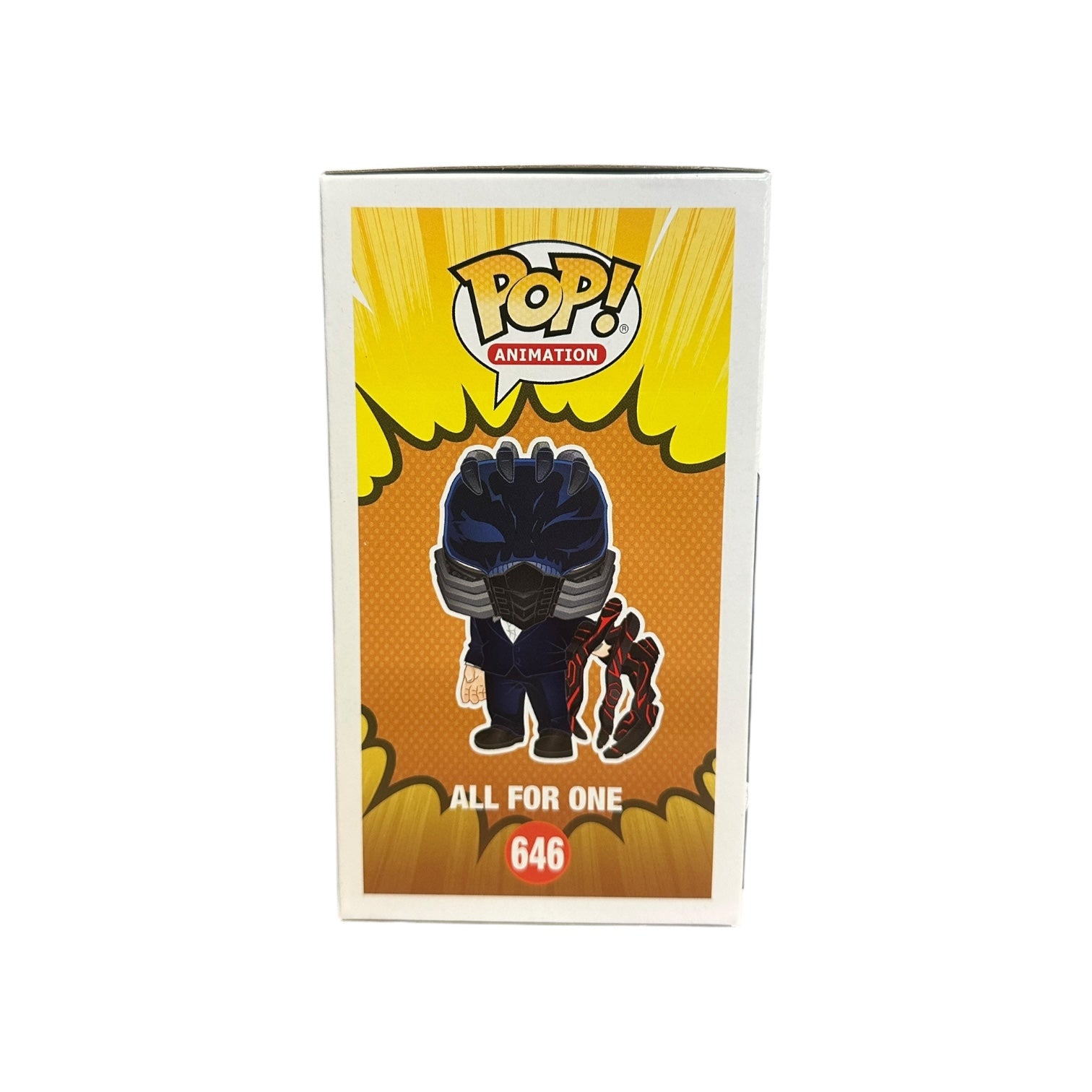 John Swasey Signed All For One #646 Funko Pop! - My Hero Academia - Big Apple Collectibles Exclusive Side